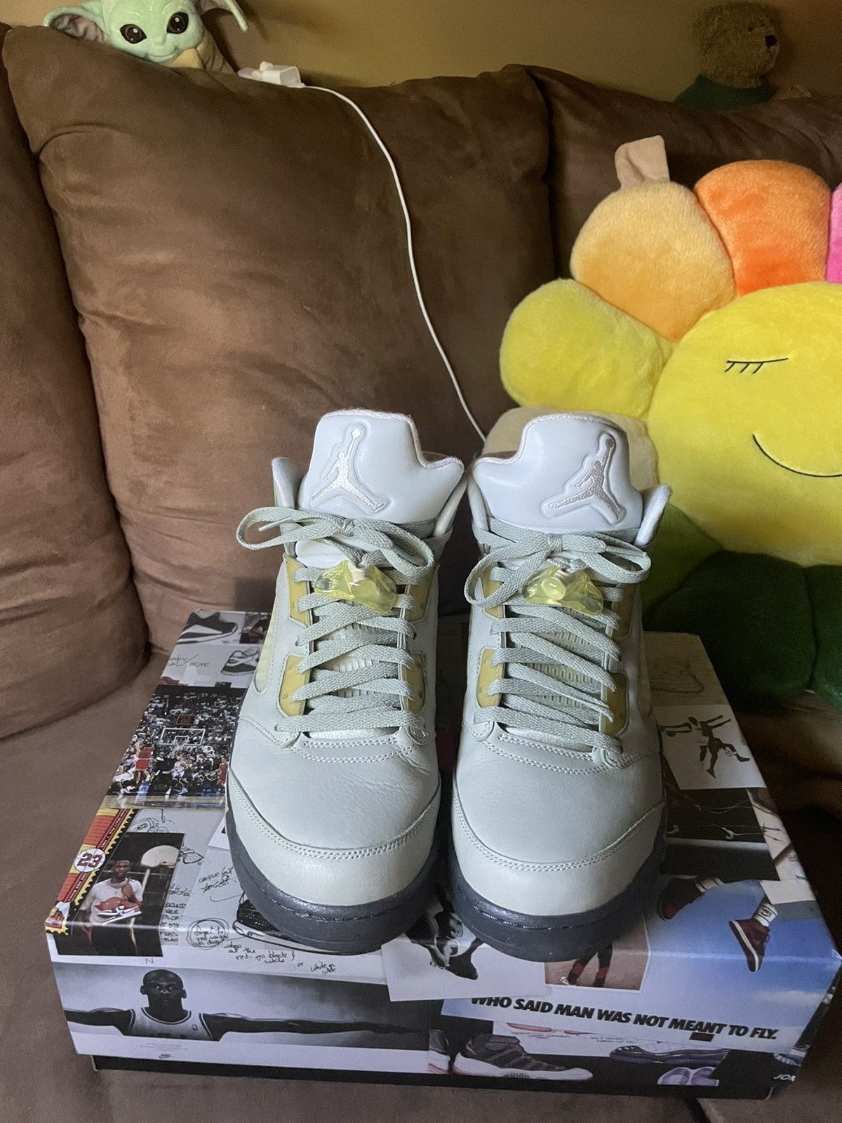 Jordan Brand Jordan 5 Jade size 12 Size US 12 / EU 45 - 2 Thumbnail