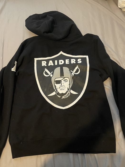 Supreme x Raiders x '47 Hooded Sweatshirt Black - Size Medium