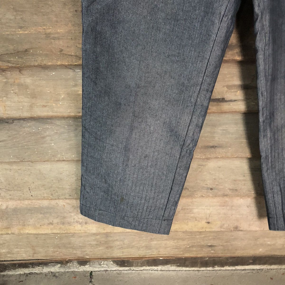 Japanese Brand Prid Wear Dark blue multipocket Cargo Pants #4501 Size US 32 / EU 48 - 8 Thumbnail