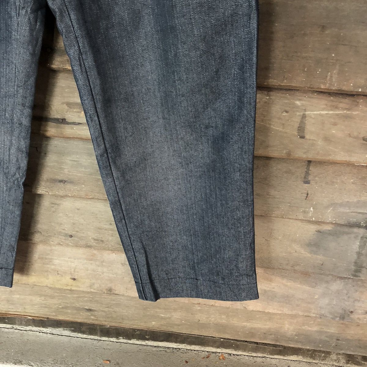Japanese Brand Prid Wear Dark blue multipocket Cargo Pants #4501 Size US 32 / EU 48 - 9 Thumbnail