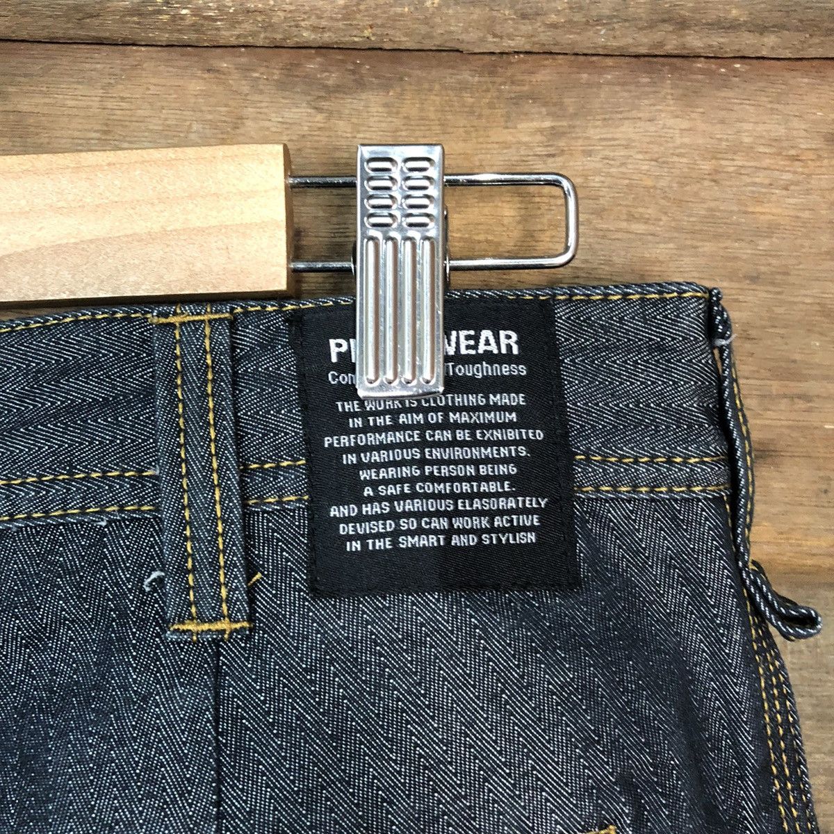 Japanese Brand Prid Wear Dark blue multipocket Cargo Pants #4501 Size US 32 / EU 48 - 17 Thumbnail