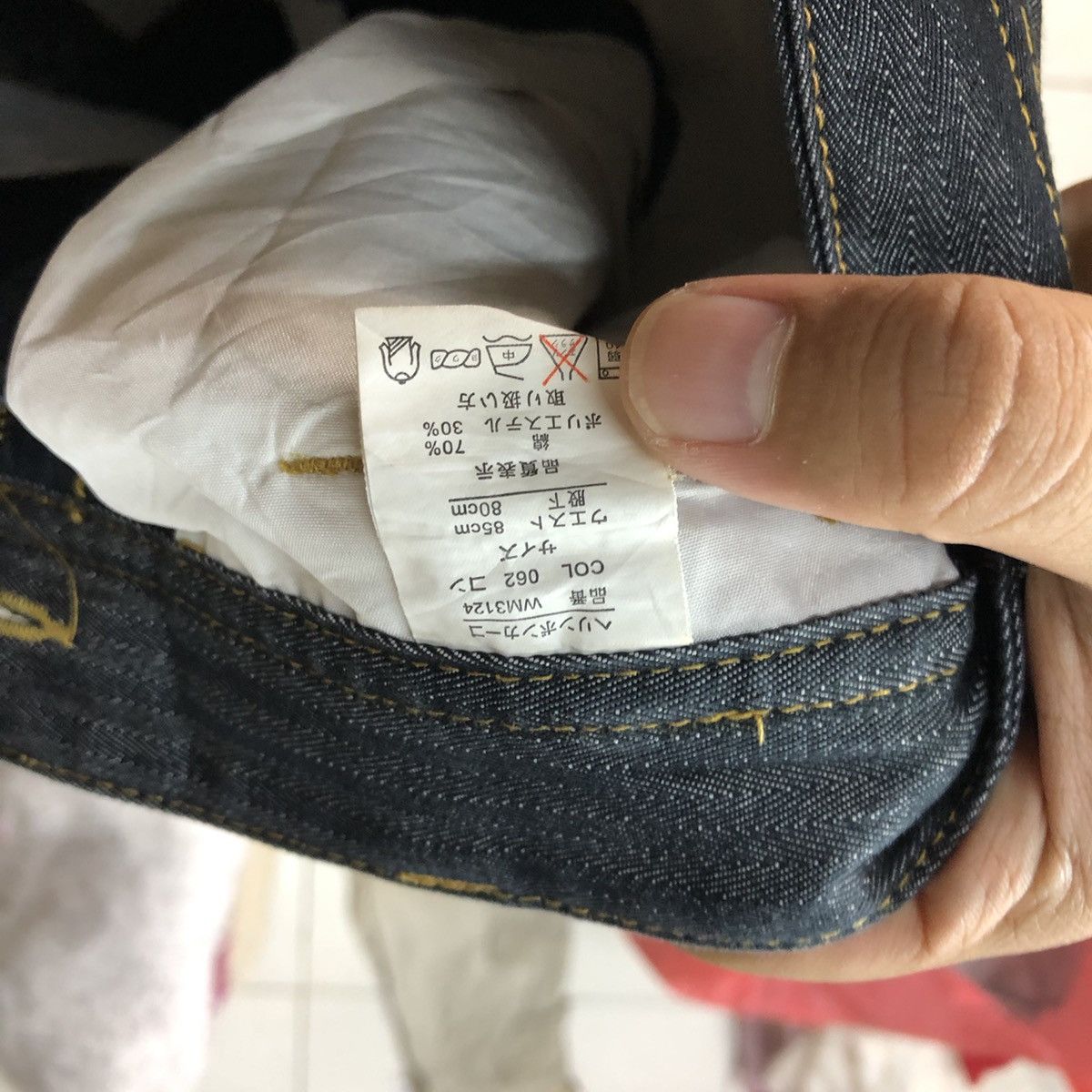 Japanese Brand Prid Wear Dark blue multipocket Cargo Pants #4501 Size US 32 / EU 48 - 18 Thumbnail