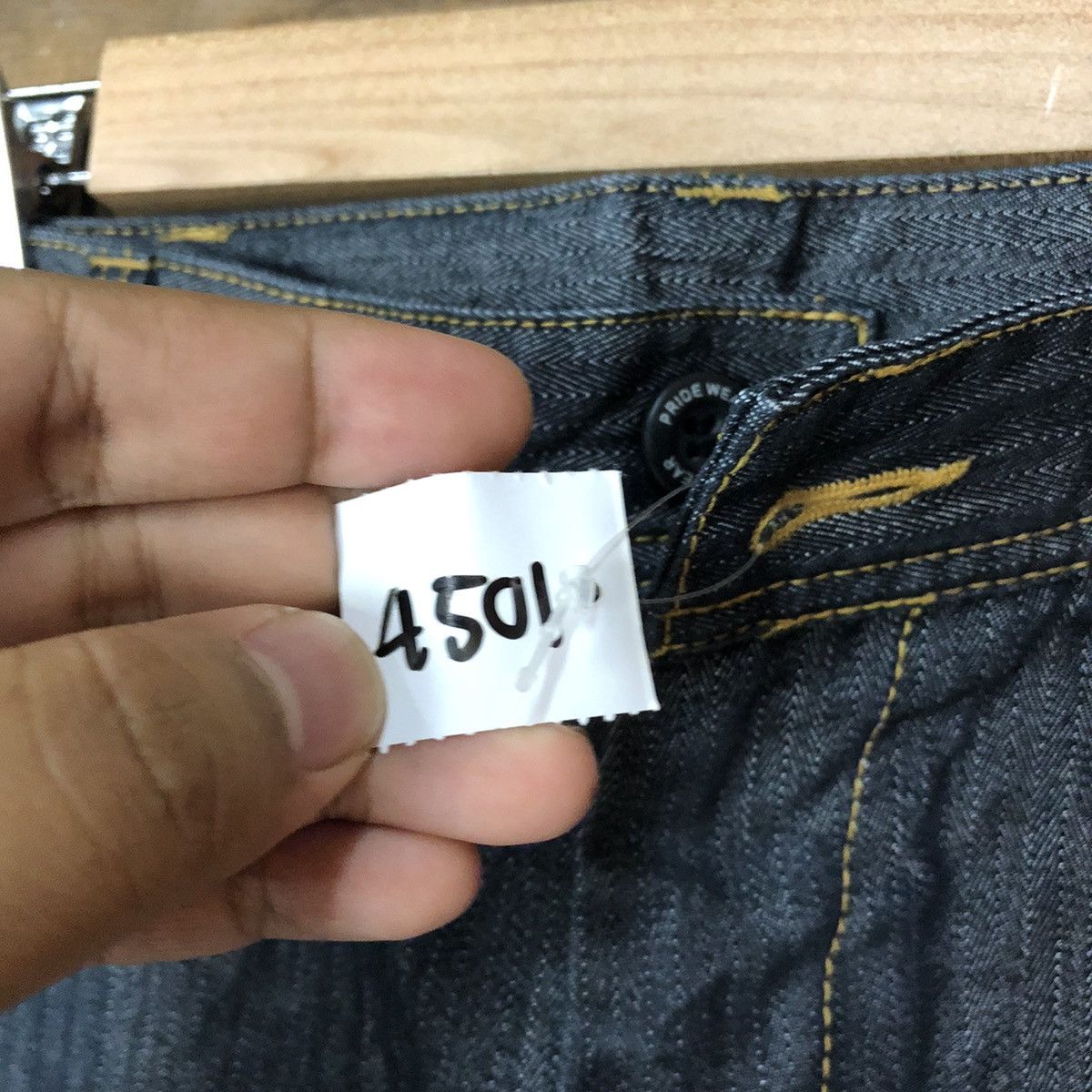 Japanese Brand Prid Wear Dark blue multipocket Cargo Pants #4501 Size US 32 / EU 48 - 10 Thumbnail