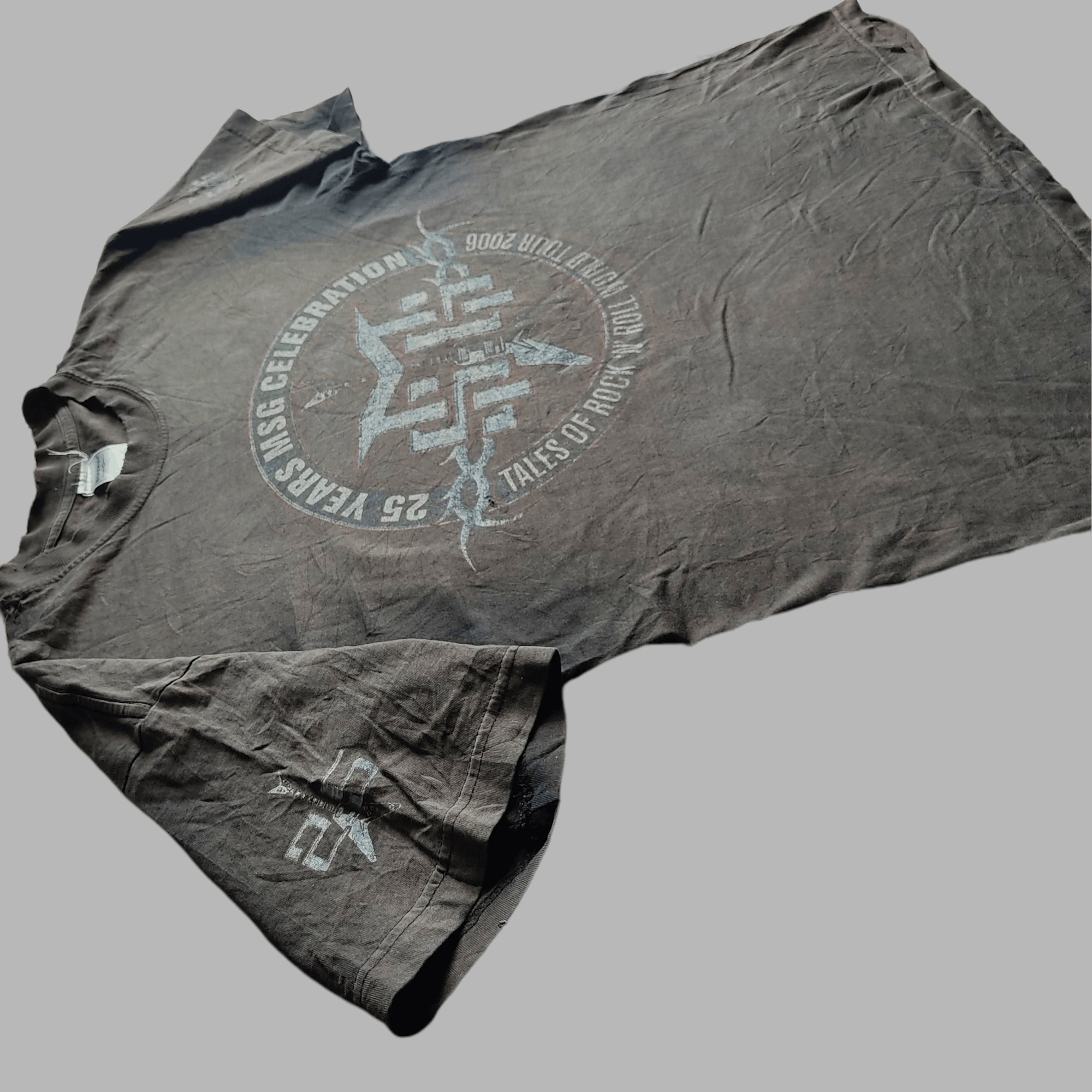 Band Tees Vintage MSG – Black Fade, Beautifully Thrashed Band Tee Size US L / EU 52-54 / 3 - 4 Thumbnail