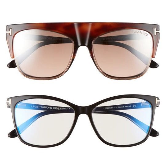 Tom Ford Women's Ft5690-B 55Mm Optical Frames
