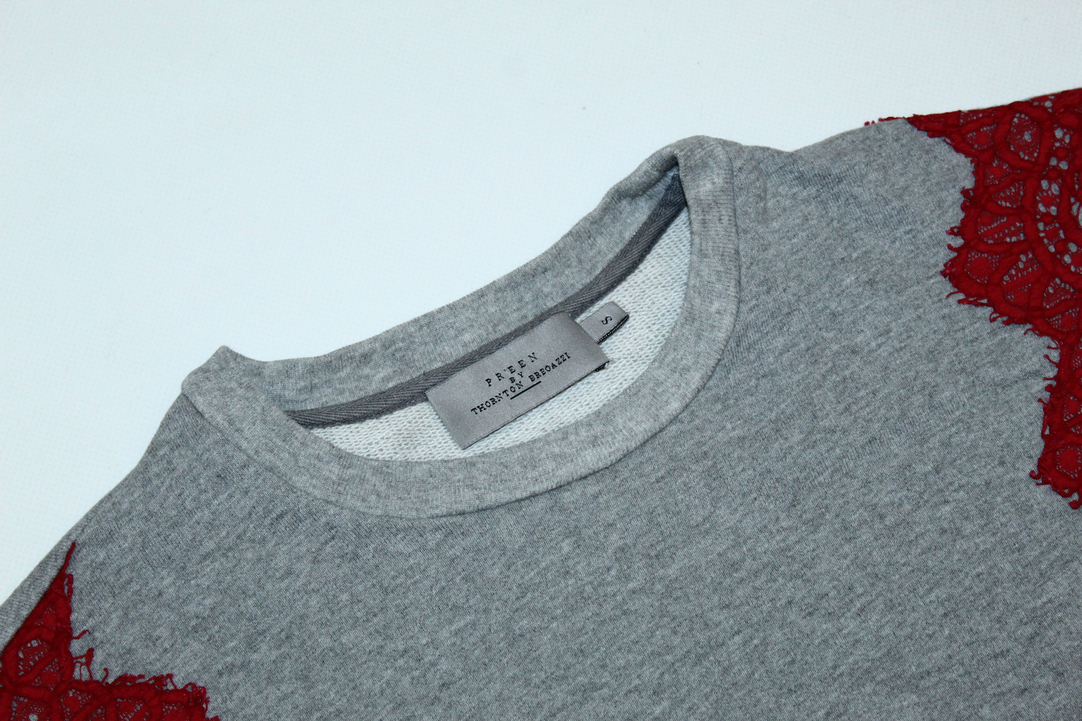 Preen by Thornton Bregrazzi Preen by Thornton Bregrazzi Embroidered Lace Sweatshirt Size S / US 4 / IT 40 - 4 Thumbnail