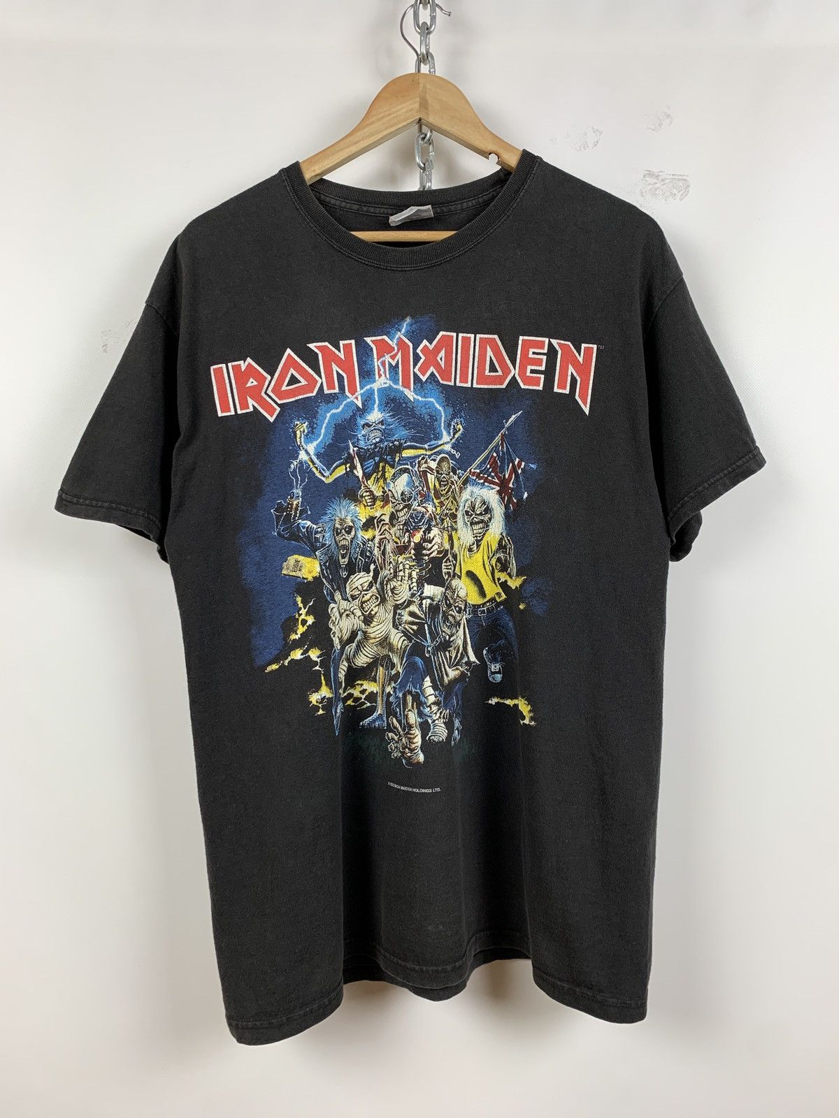 Band Tees 2003 Vintage Iron Maiden Beat Of The Beast Faded Black Tee Size US L / EU 52-54 / 3 - 2 Thumbnail