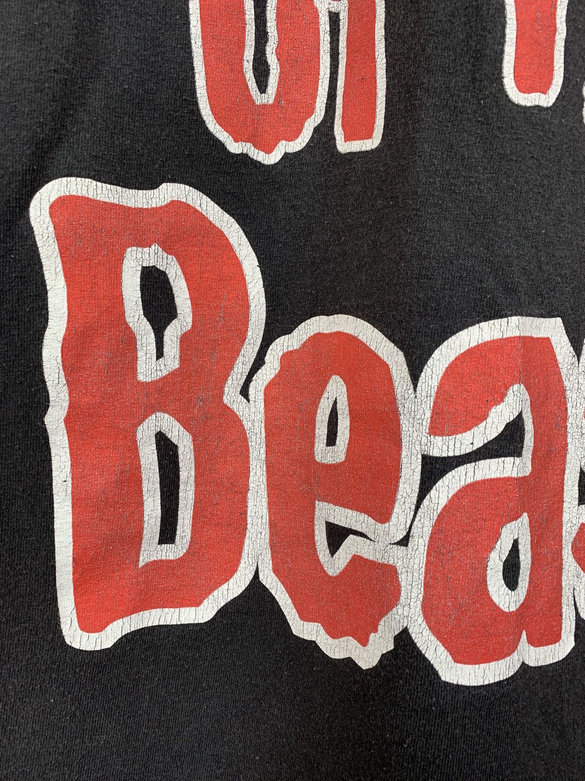 Band Tees 2003 Vintage Iron Maiden Beat Of The Beast Faded Black Tee Size US L / EU 52-54 / 3 - 14 Thumbnail