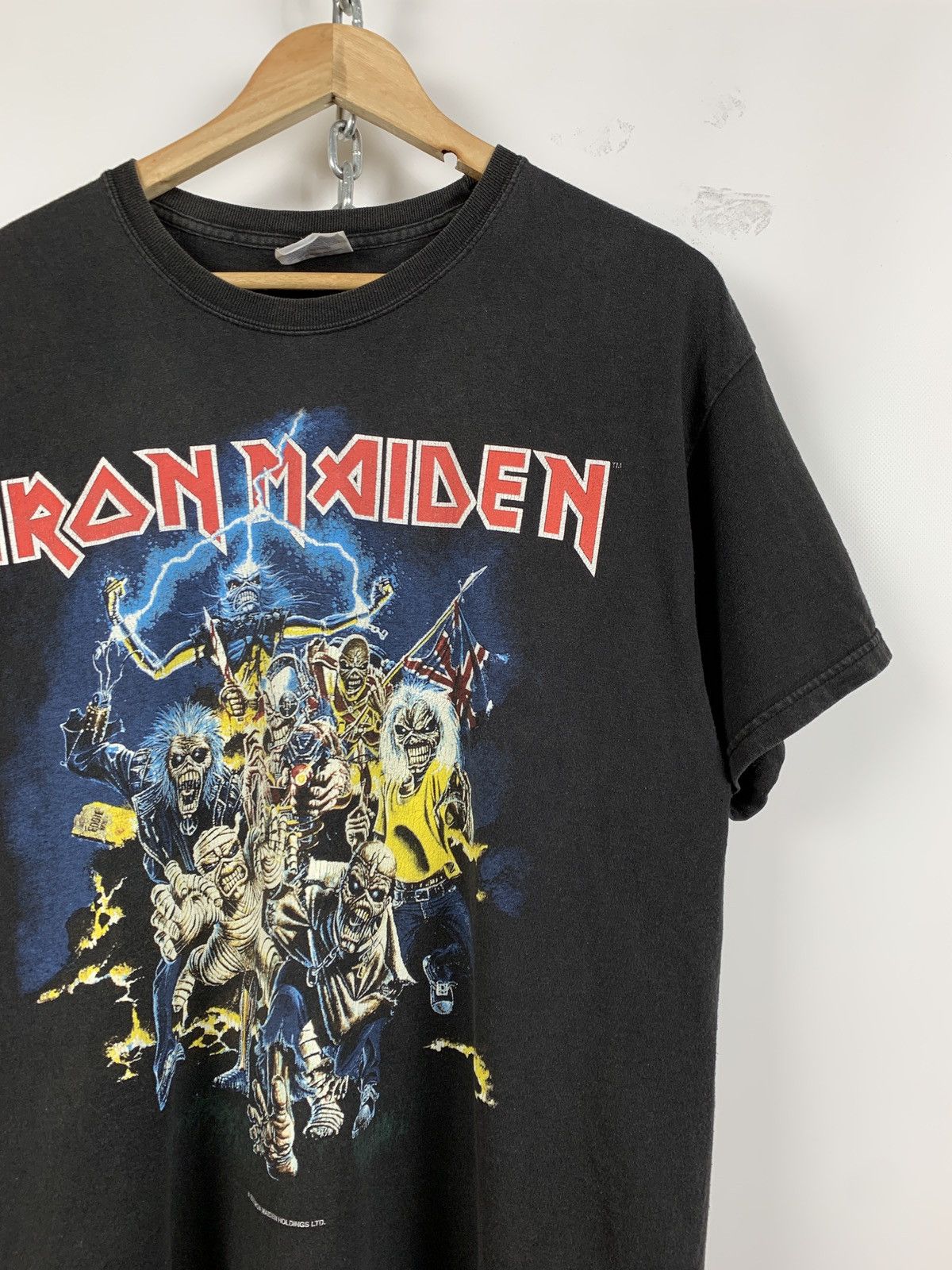Band Tees 2003 Vintage Iron Maiden Beat Of The Beast Faded Black Tee Size US L / EU 52-54 / 3 - 5 Thumbnail