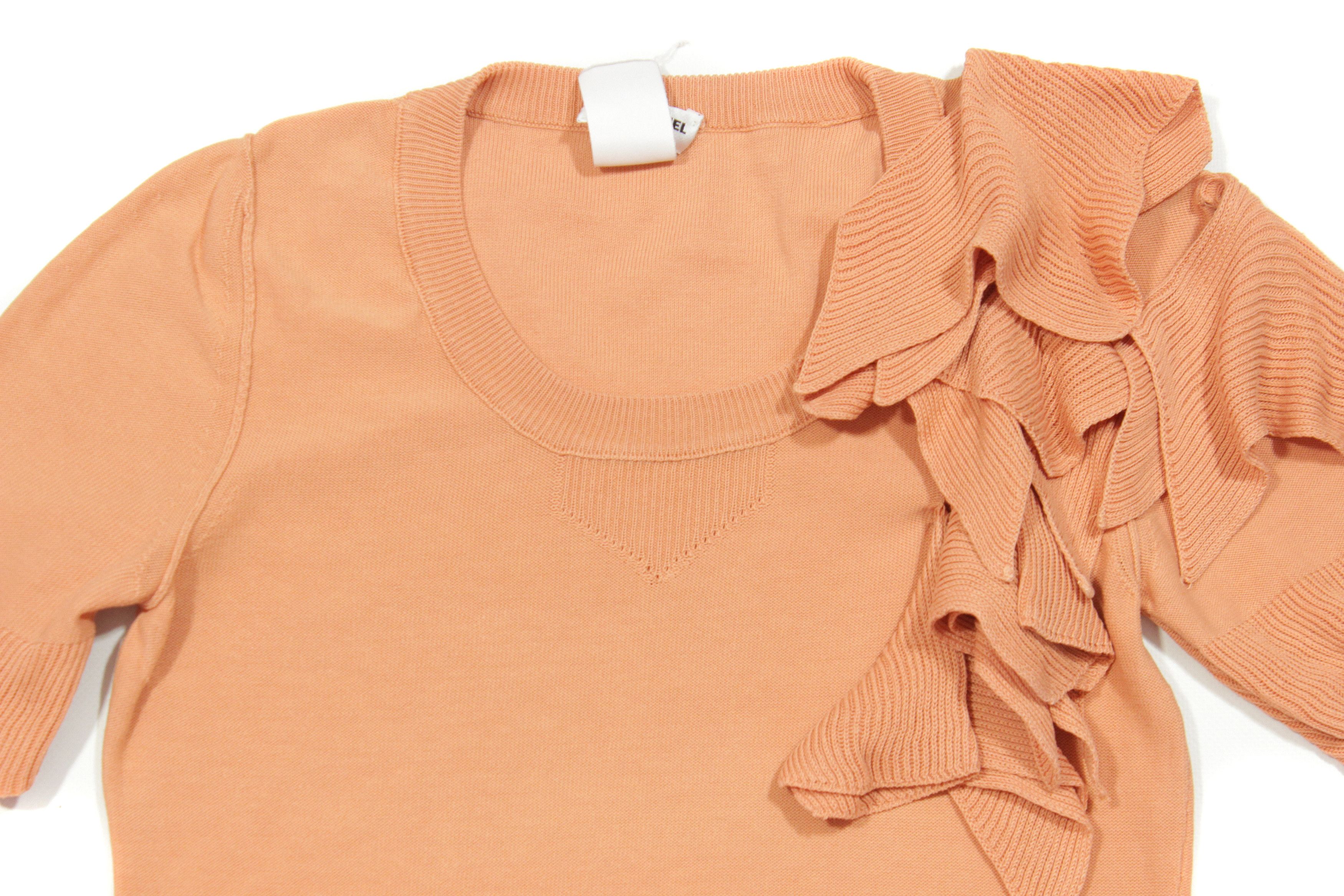 Sonia Rykiel 90S Shortsleeve Sweater Vintage Size S / US 4 / IT 40 - 3 Thumbnail