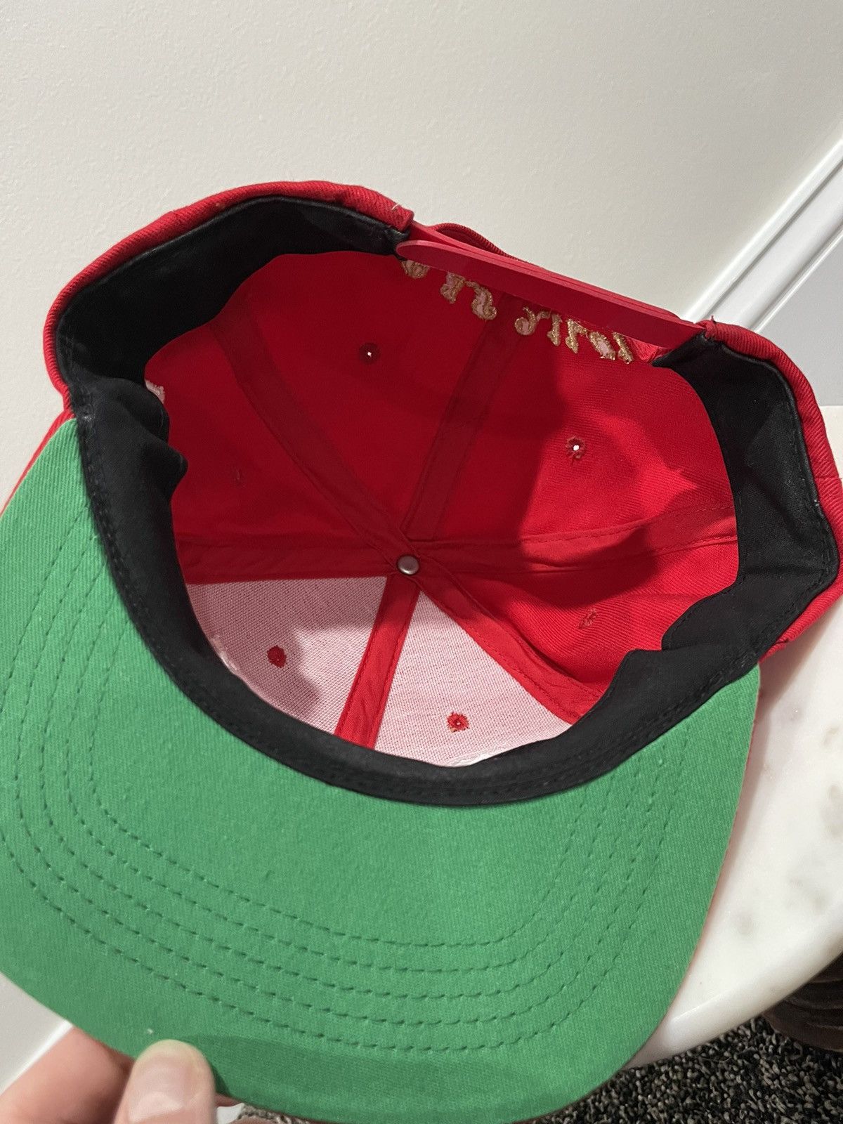 40oz NYC 40 oz Van NY Red Snapback Hat Size ONE SIZE - 3 Thumbnail