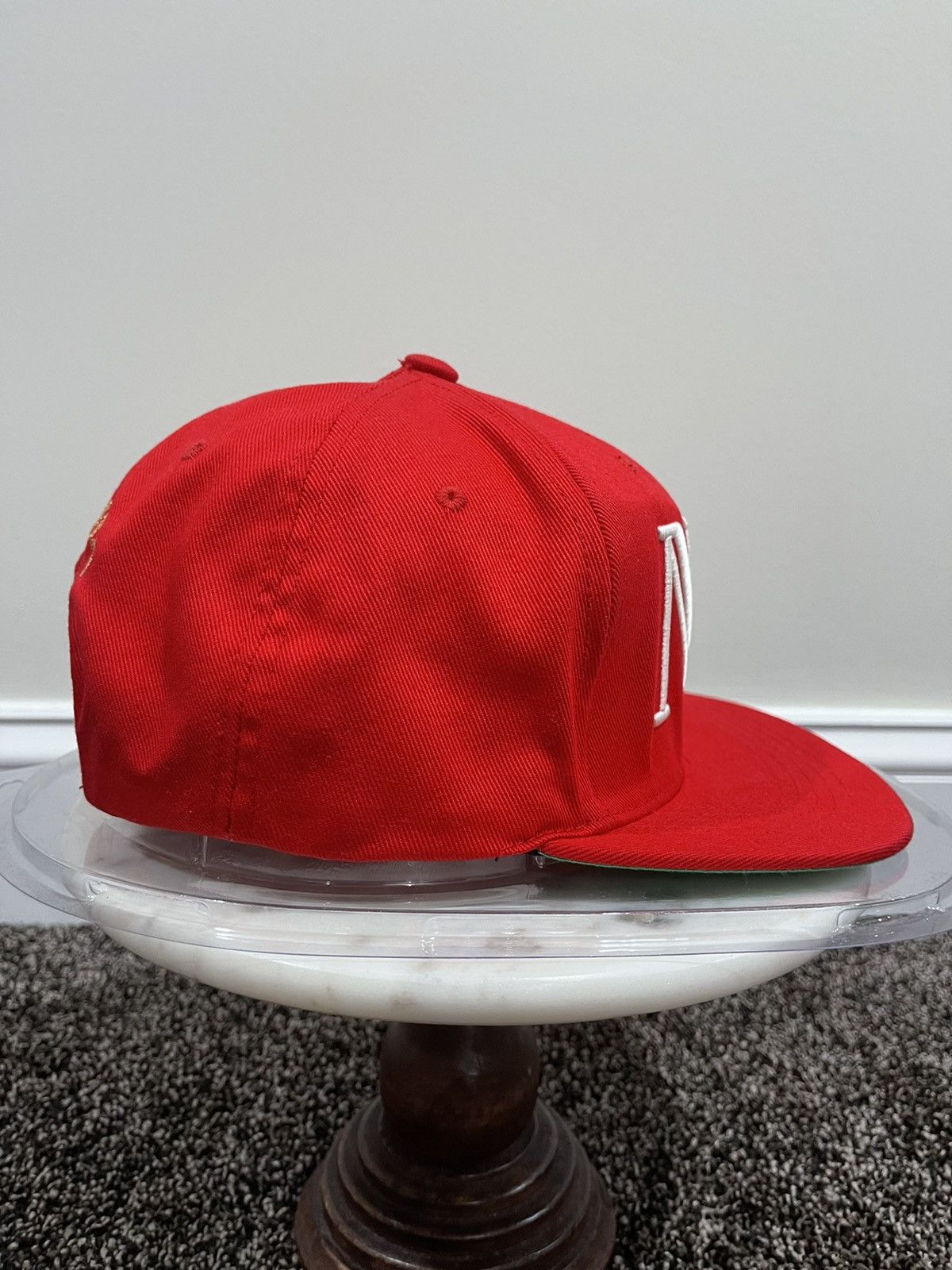 40oz NYC 40 oz Van NY Red Snapback Hat Size ONE SIZE - 5 Thumbnail