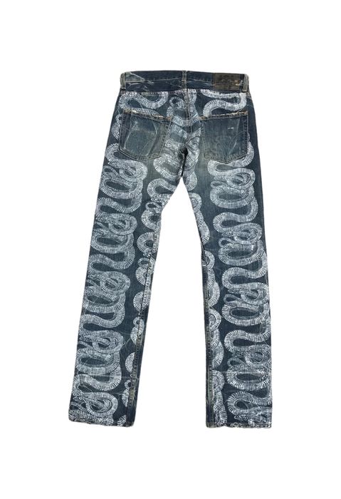 Vintage Hysteric Glamour Snake Denim Studded XXX Jeans | Grailed