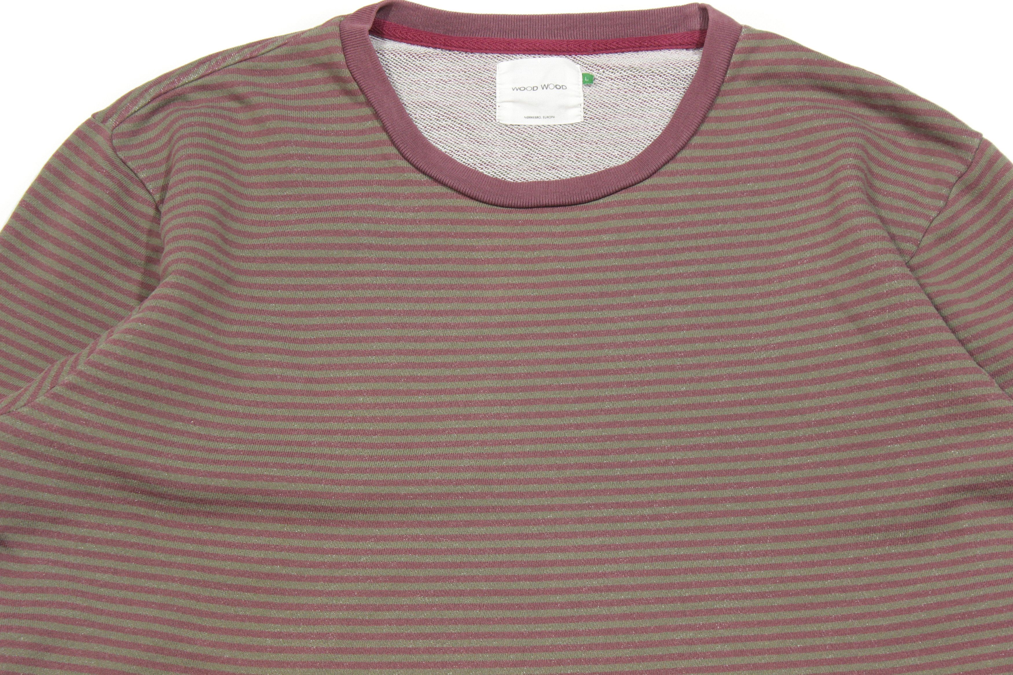 Wood Wood Striped Sweatshirt Size US L / EU 52-54 / 3 - 3 Thumbnail