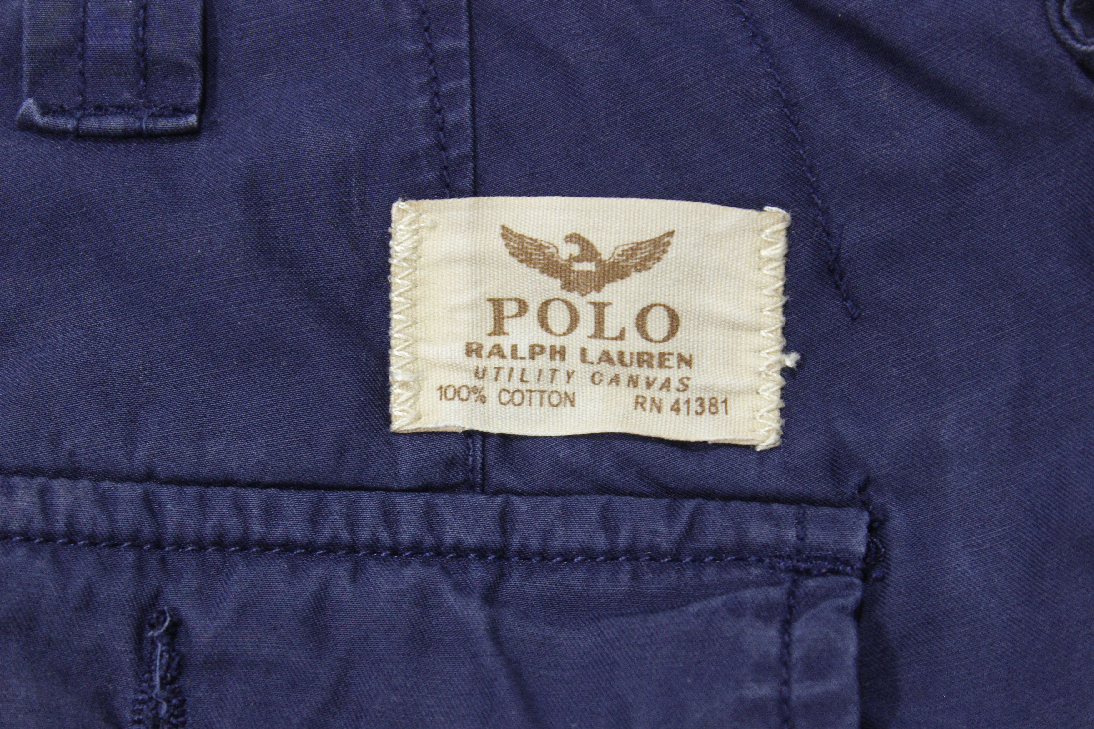 Polo Ralph Lauren Utility Canvas Cargo Shorts Size US 30 / EU 46 - 5 Thumbnail