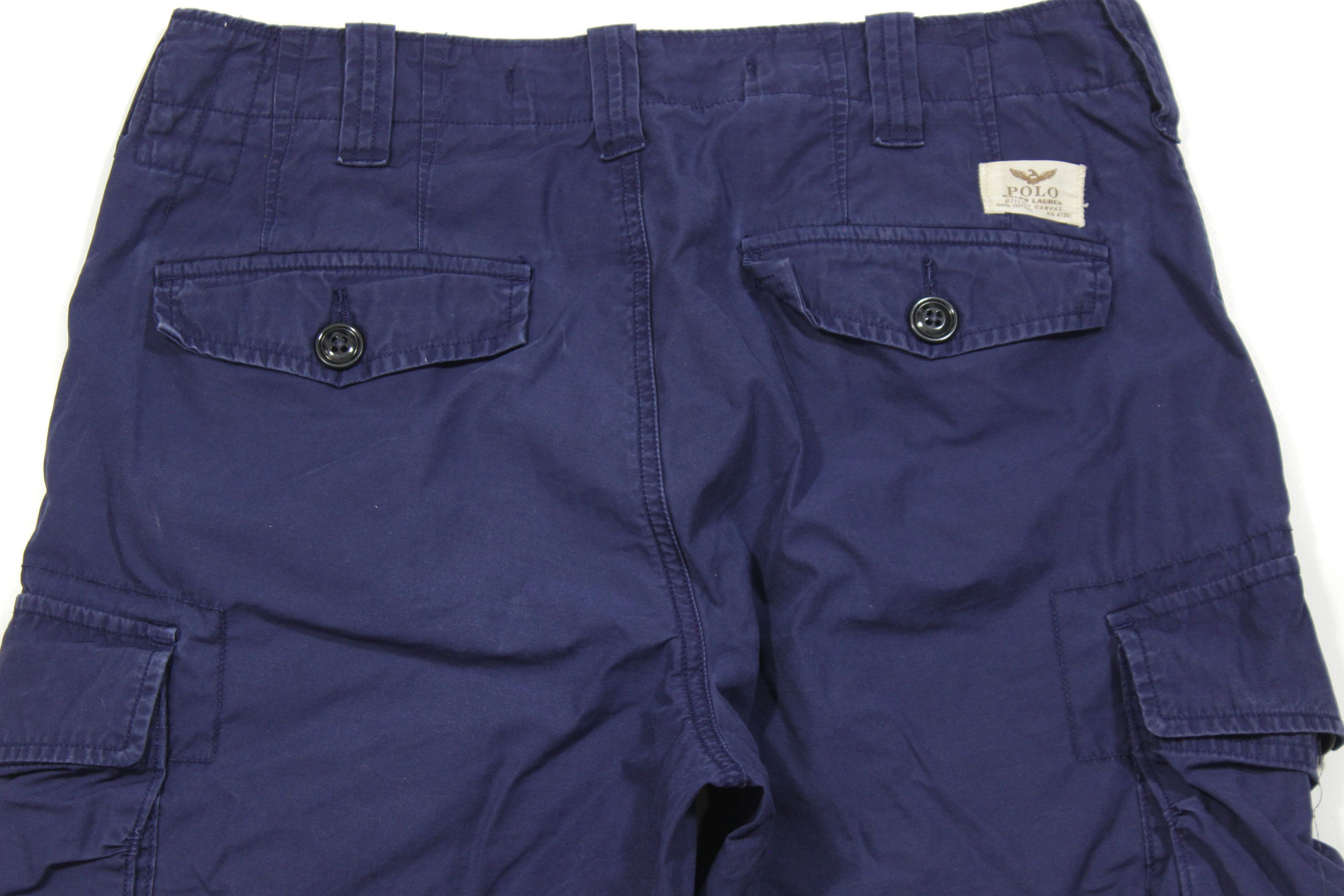 Polo Ralph Lauren Utility Canvas Cargo Shorts Size US 30 / EU 46 - 4 Thumbnail