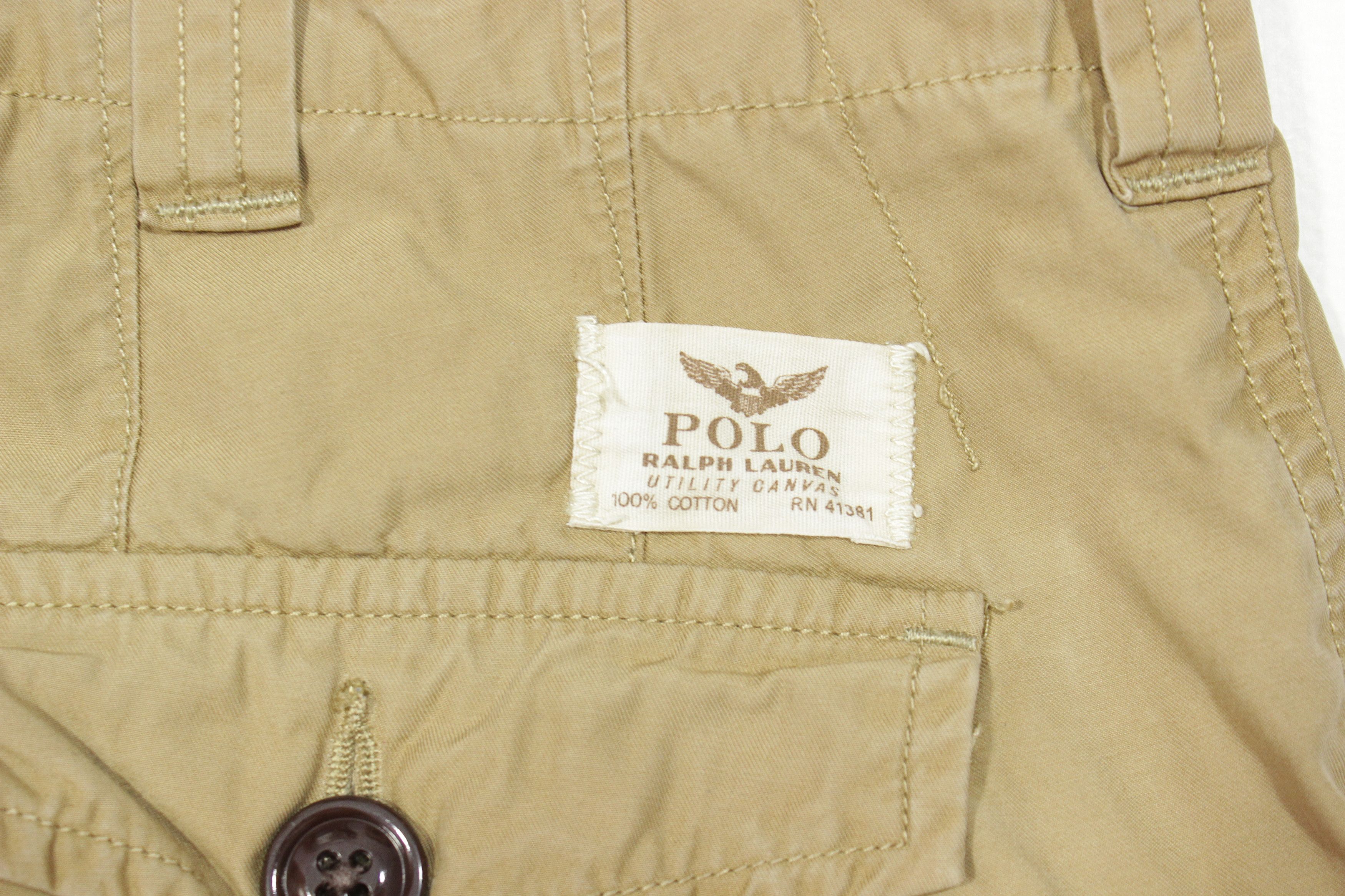 Polo Ralph Lauren Utility Canvas Cargo Shorts Size US 30 / EU 46 - 4 Thumbnail