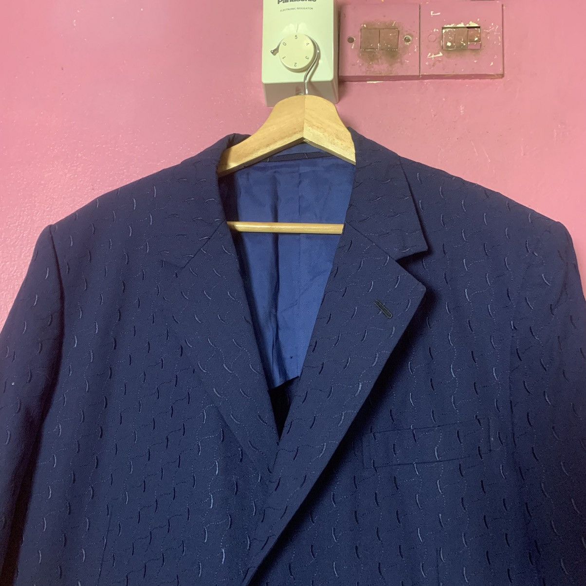 Japanese Brand × Vintage Japanese Vintage With Double Breat Suit Blazer Jacket Size 38R - 9 Thumbnail