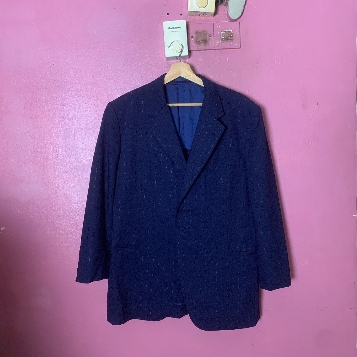 Japanese Brand × Vintage Japanese Vintage With Double Breat Suit Blazer Jacket Size 38R - 2 Thumbnail