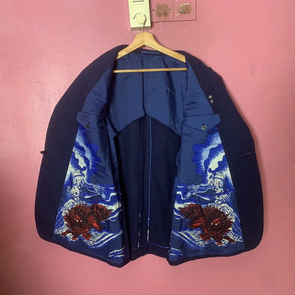 Japanese Brand × Vintage Japanese Vintage With Double Breat Suit Blazer Jacket Size 38R - 6 Thumbnail