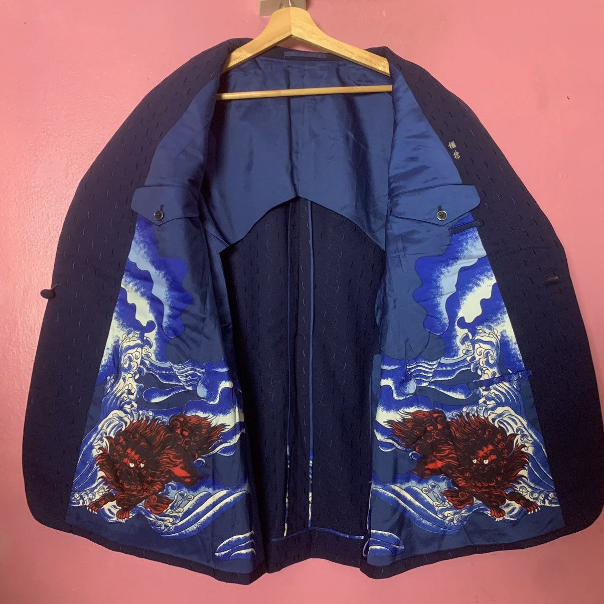 Japanese Brand × Vintage Japanese Vintage With Double Breat Suit Blazer Jacket Size 38R - 8 Thumbnail
