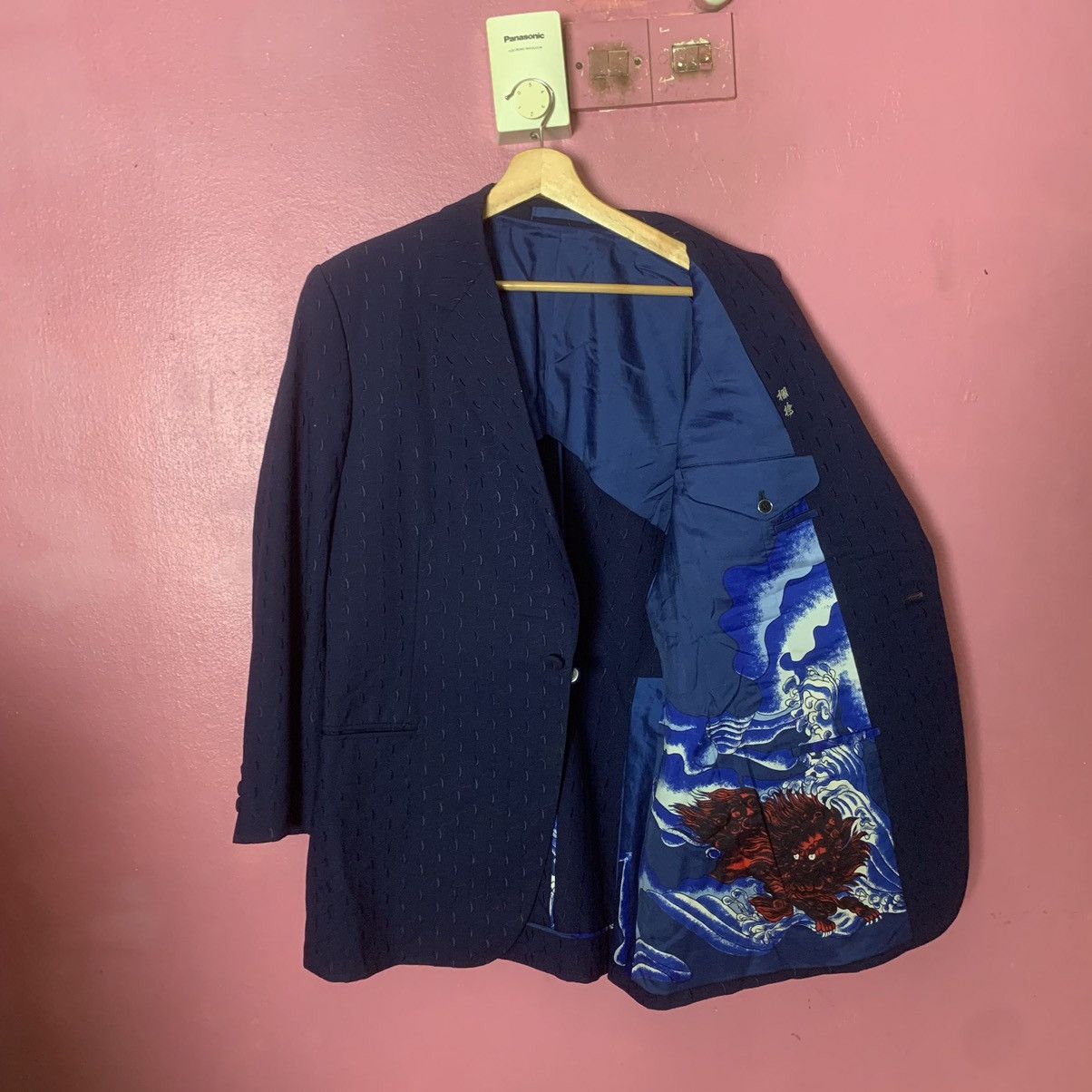 Japanese Brand × Vintage Japanese Vintage With Double Breat Suit Blazer Jacket Size 38R - 1 Thumbnail