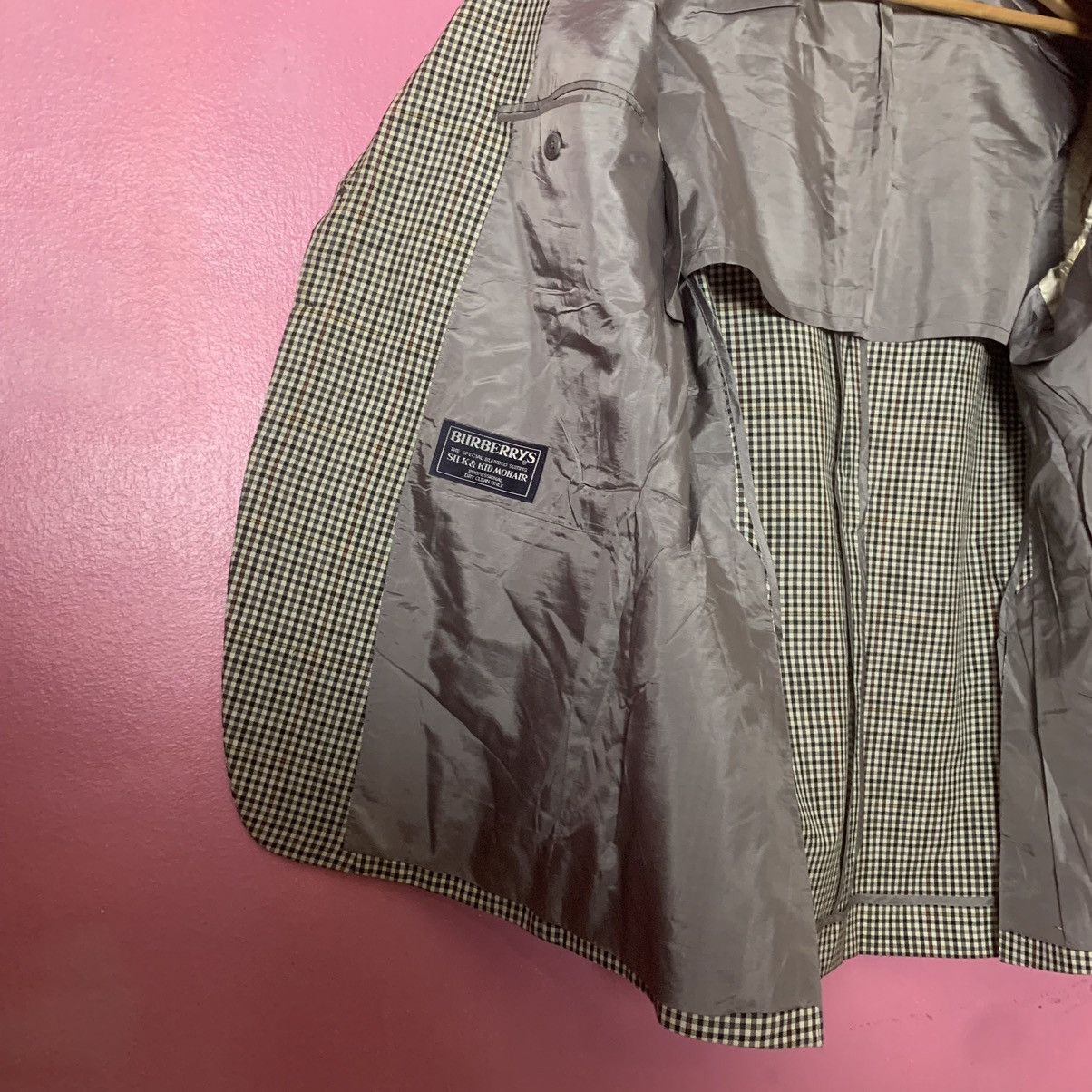 Burberry × Burberry Prorsum × Vintage Vintage Burberrys Blazer Shepherd Check Double Breast Suits Size 38R - 11 Thumbnail