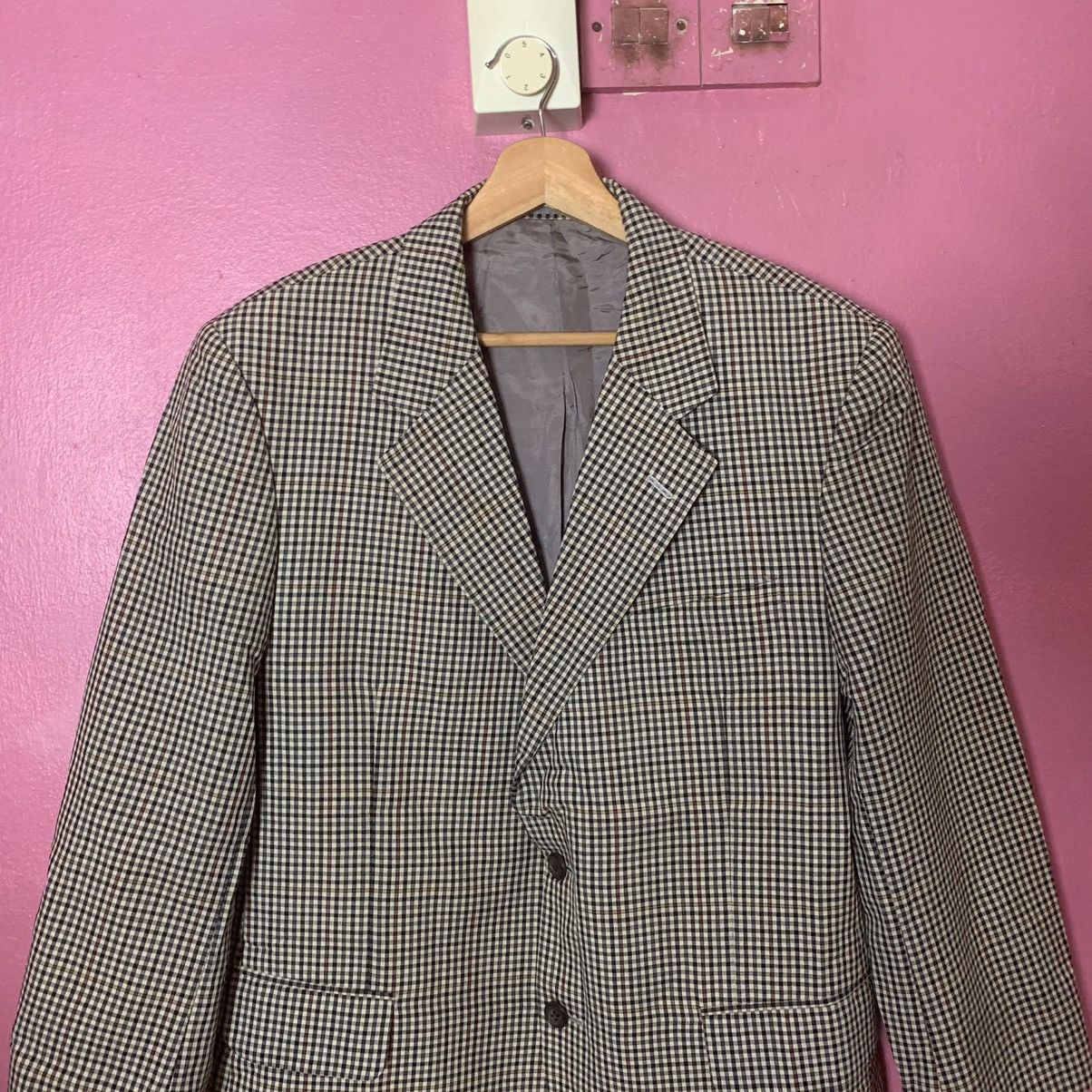 Burberry × Burberry Prorsum × Vintage Vintage Burberrys Blazer Shepherd Check Double Breast Suits Size 38R - 2 Thumbnail