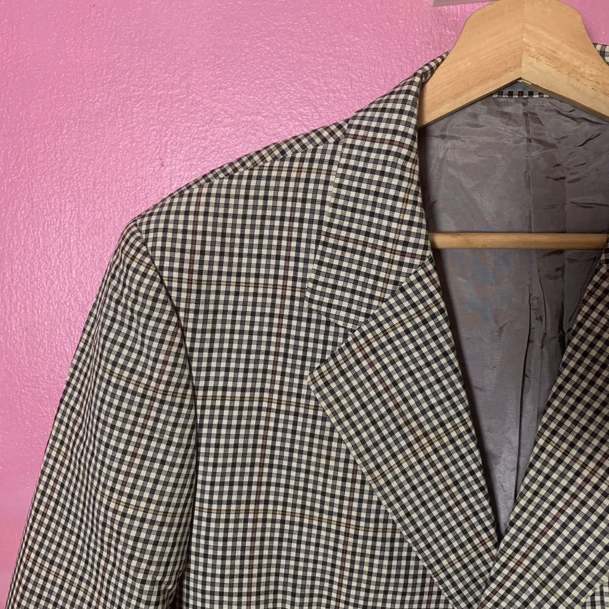 Burberry × Burberry Prorsum × Vintage Vintage Burberrys Blazer Shepherd Check Double Breast Suits Size 38R - 4 Thumbnail