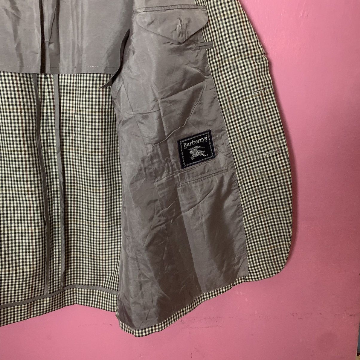 Burberry × Burberry Prorsum × Vintage Vintage Burberrys Blazer Shepherd Check Double Breast Suits Size 38R - 10 Thumbnail