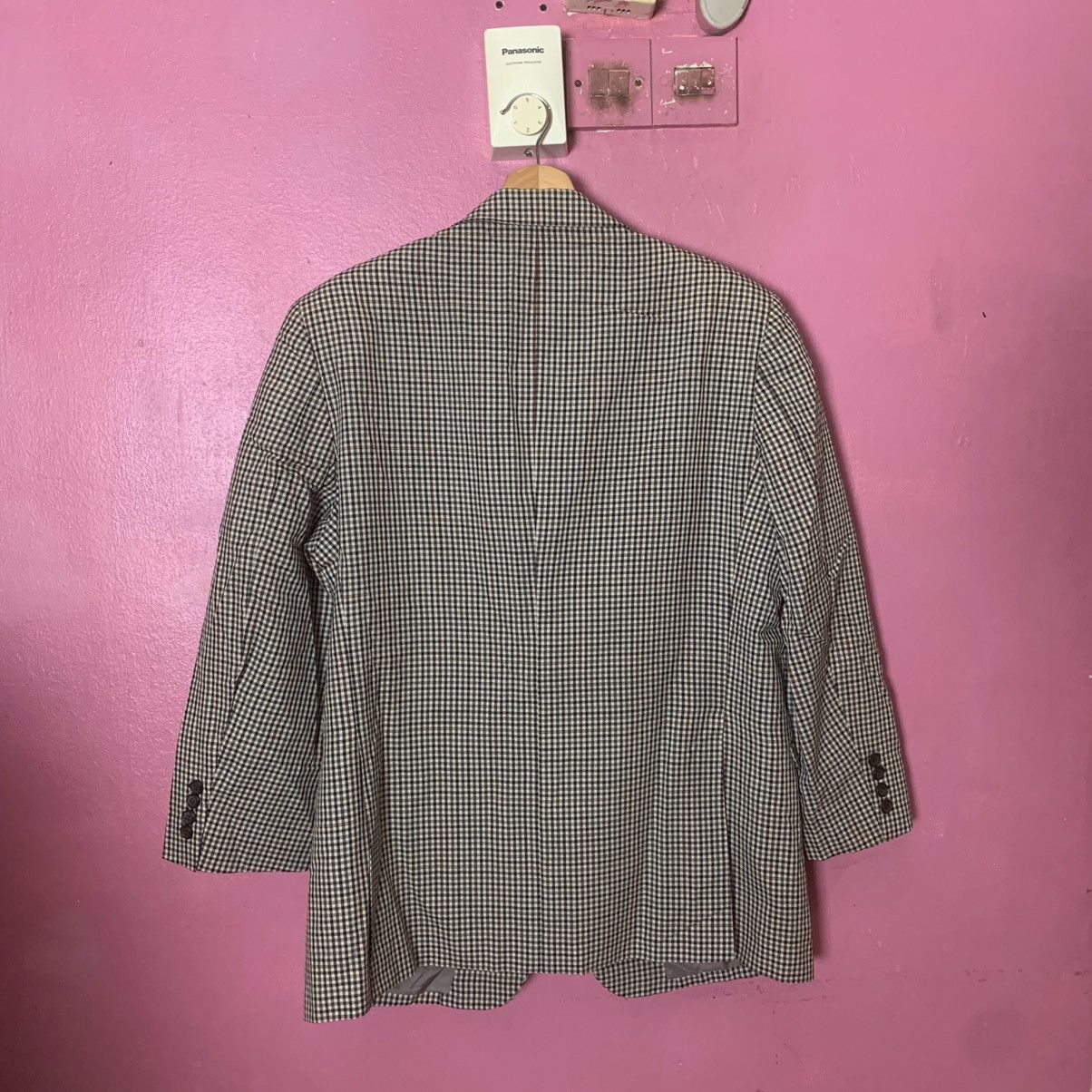 Burberry × Burberry Prorsum × Vintage Vintage Burberrys Blazer Shepherd Check Double Breast Suits Size 38R - 5 Thumbnail
