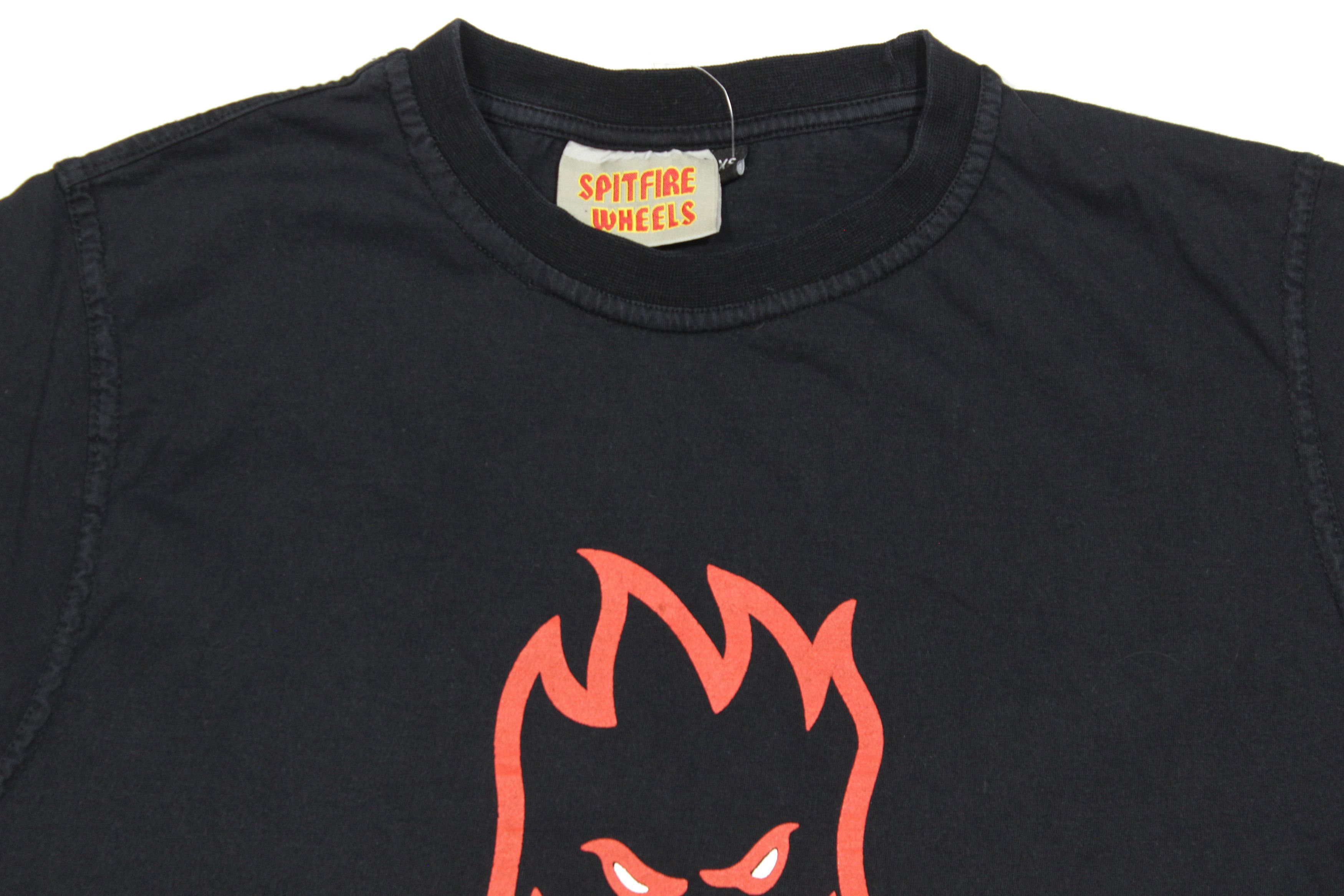 Spitfire 90S Big Logo Sun Faded T-Shirt Vintage Size US XS / EU 42 / 0 - 4 Thumbnail