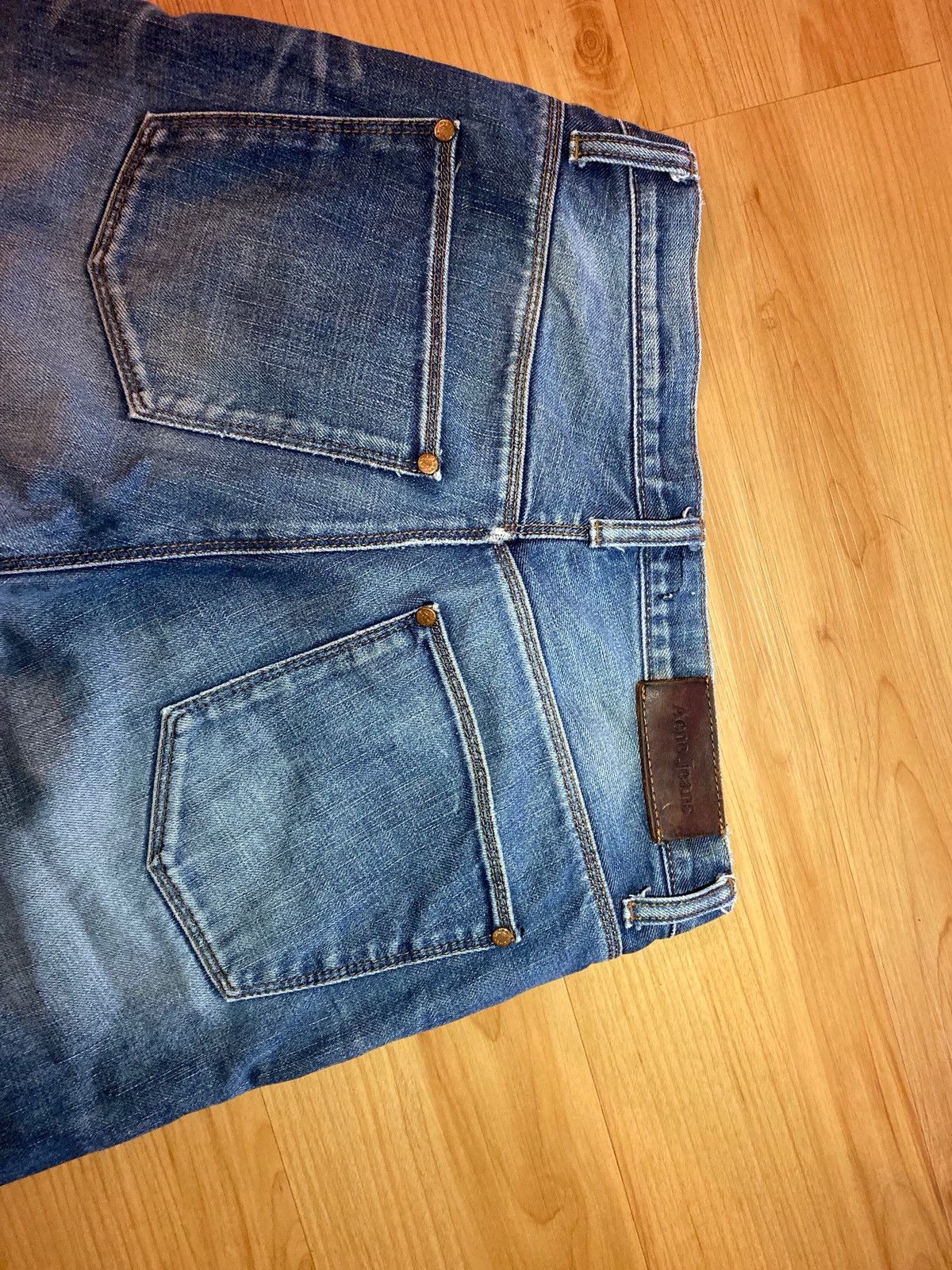 Acne Studios Blue denim jeans Size US 29 - 4 Thumbnail