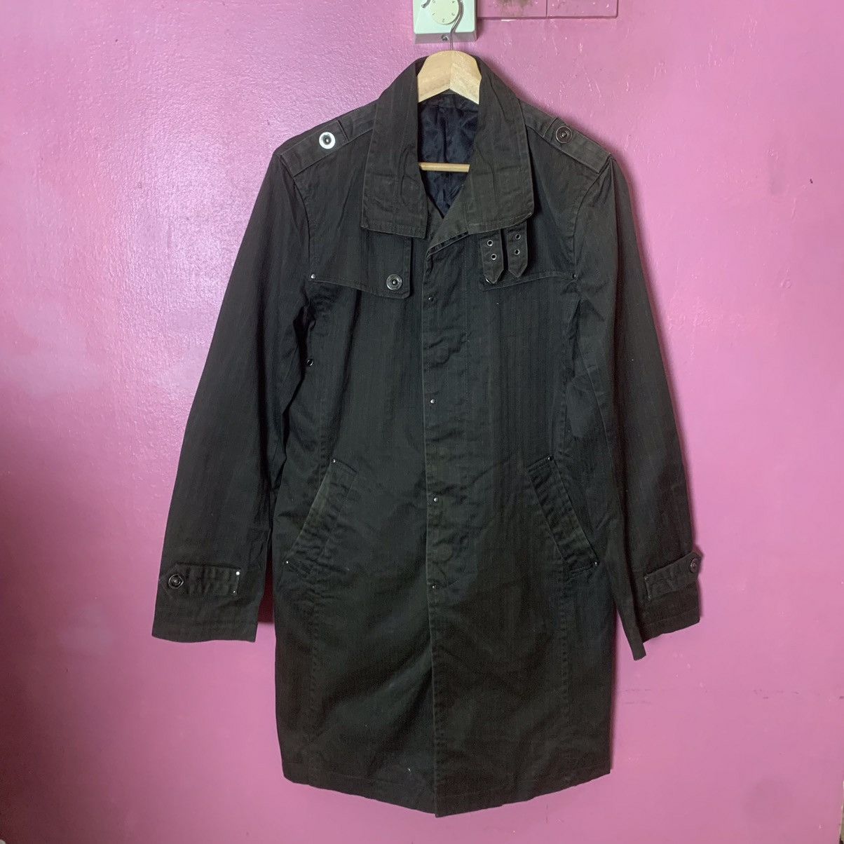 Japanese Vintage Trench Coat Blank Jacket