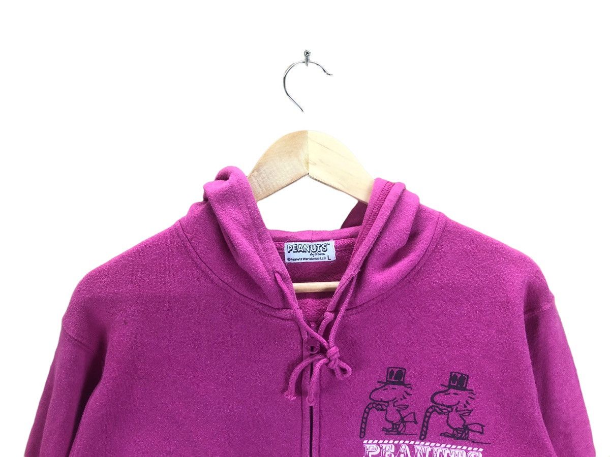 Vintage Peanuts Woodstock Big Print Hoodie Full Zipper