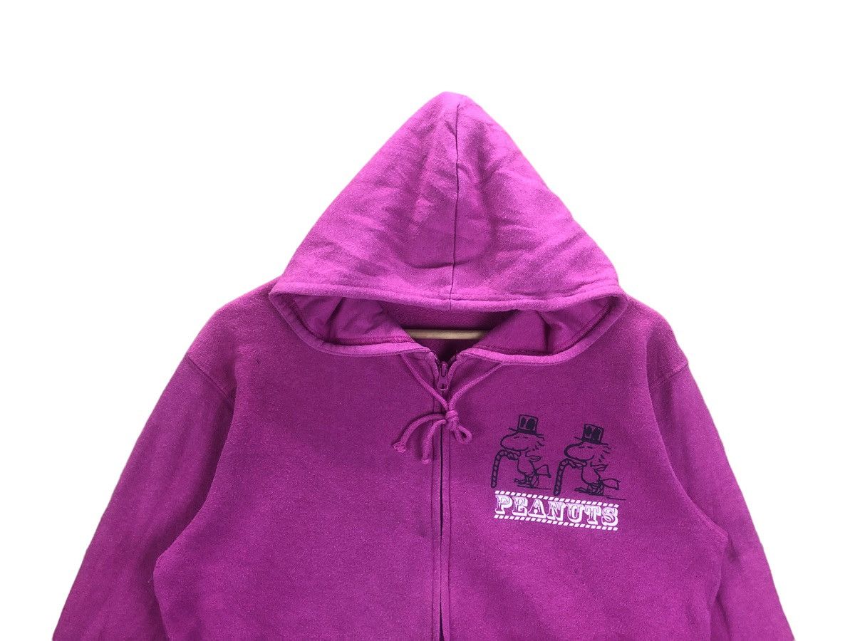 Vintage Peanuts Woodstock Big Print Hoodie Full Zipper