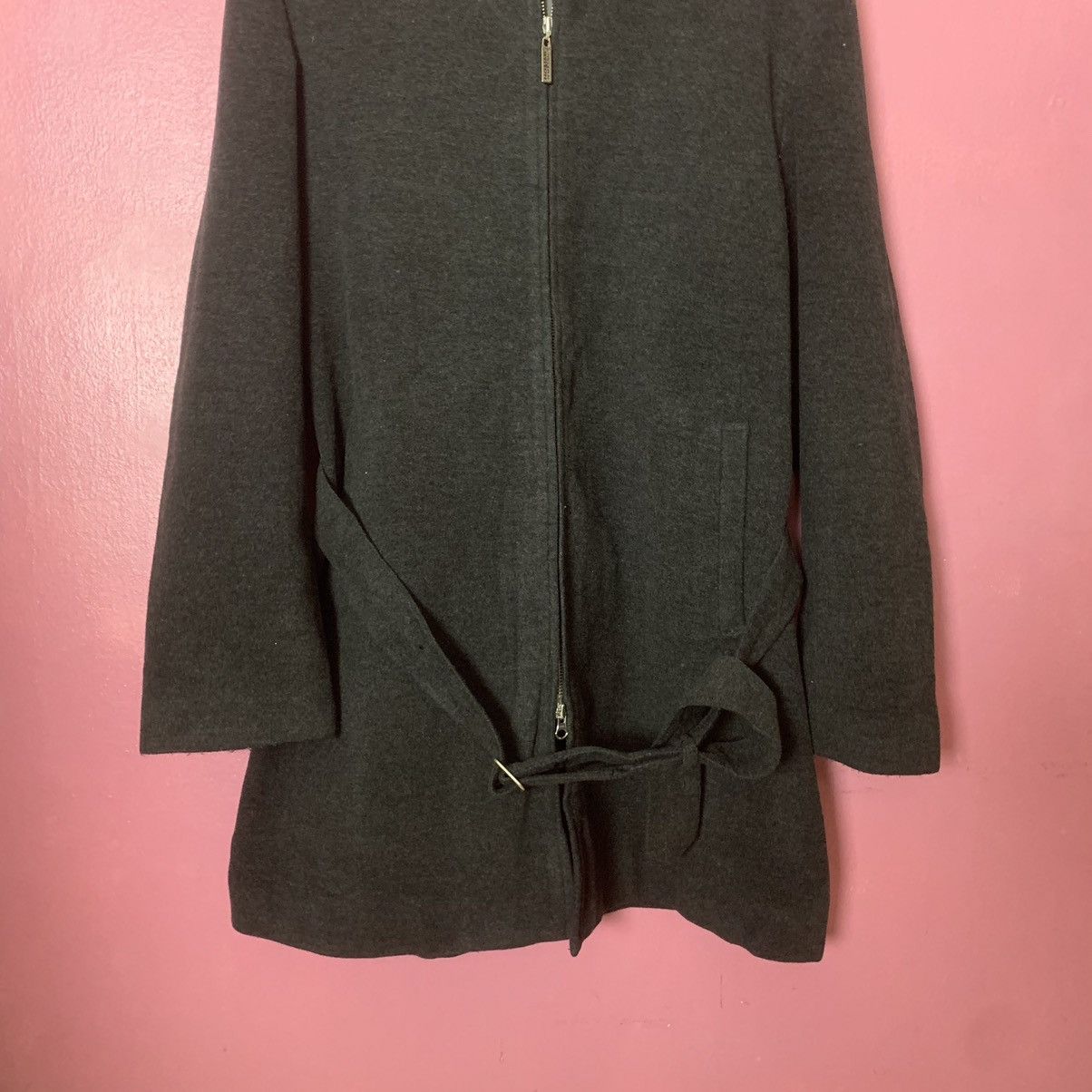 Gaultier Homme Objet × Jean Paul Gaultier Vintage Gaultier Object Homme Zipper Wool Jacket With Belts Size US M / EU 48-50 / 2 - 3 Thumbnail