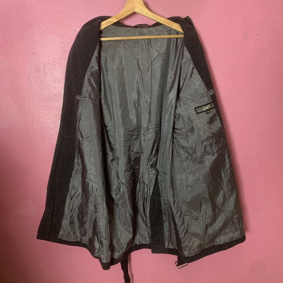 Gaultier Homme Objet × Jean Paul Gaultier Vintage Gaultier Object Homme Zipper Wool Jacket With Belts Size US M / EU 48-50 / 2 - 10 Thumbnail