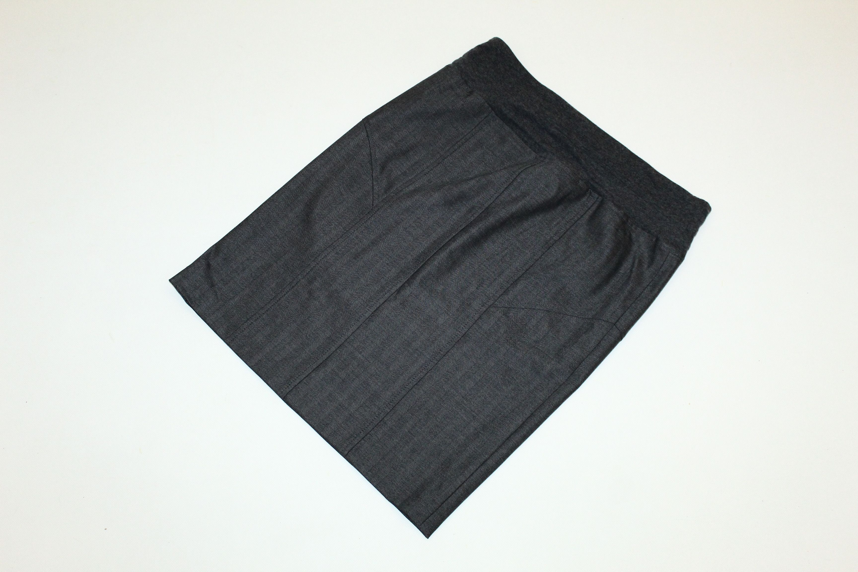 Brunello Cucinelli Gunex by Brunello Cucinelli Herringbone Wool Skirt Size 33" - 12 Thumbnail