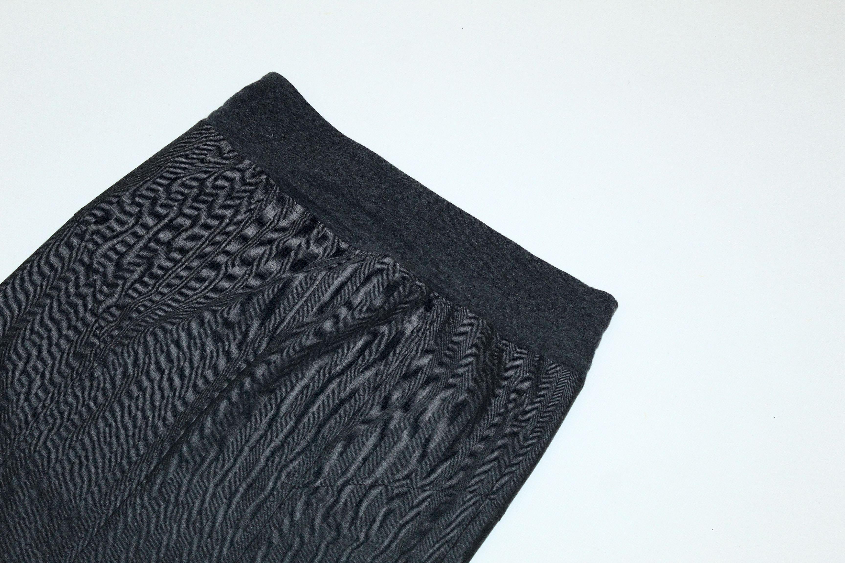 Brunello Cucinelli Gunex by Brunello Cucinelli Herringbone Wool Skirt Size 33" - 13 Thumbnail