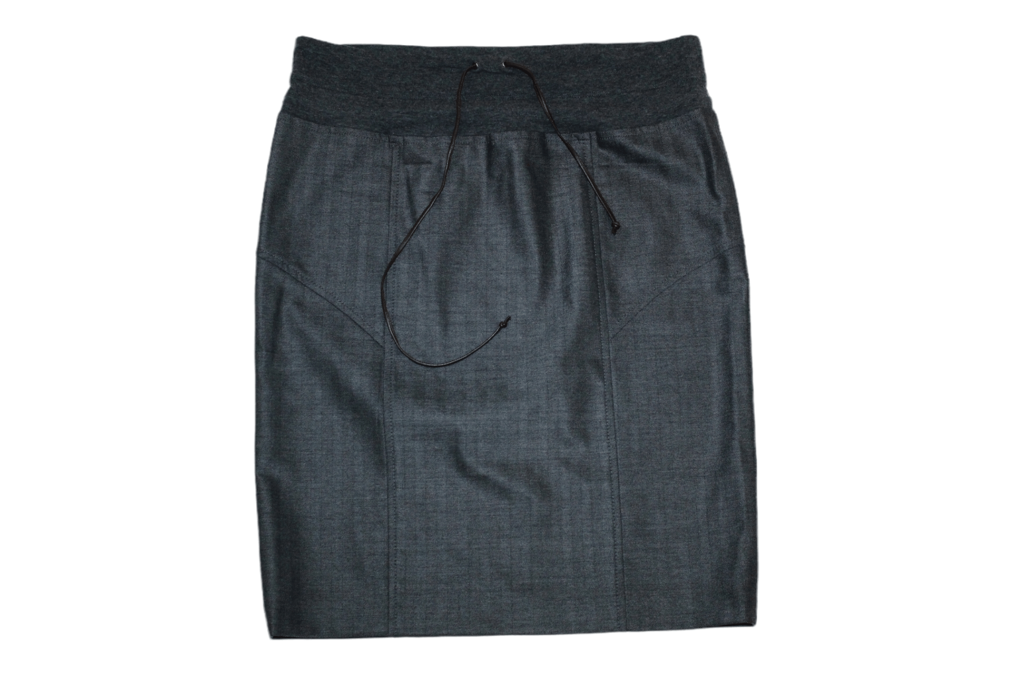Brunello Cucinelli Gunex by Brunello Cucinelli Herringbone Wool Skirt Size 33" - 1 Thumbnail