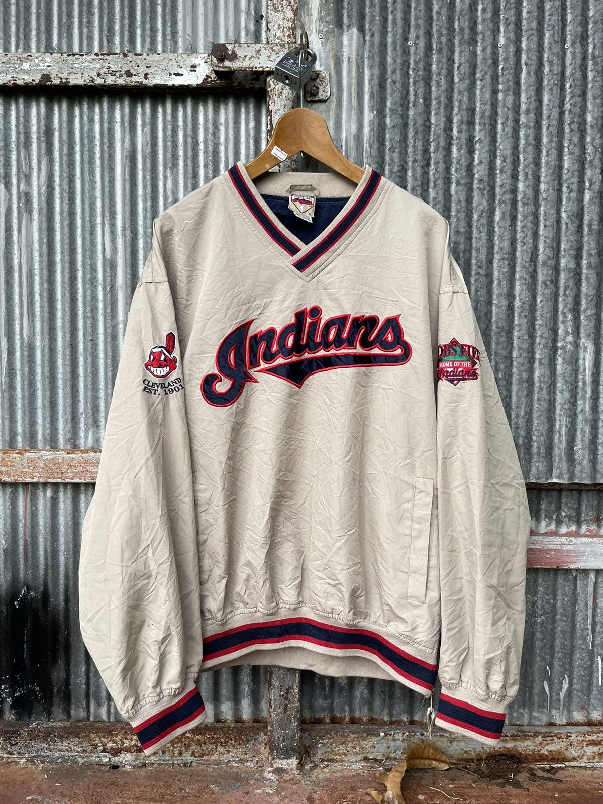 Vintage Gndians Jacobs field MLB