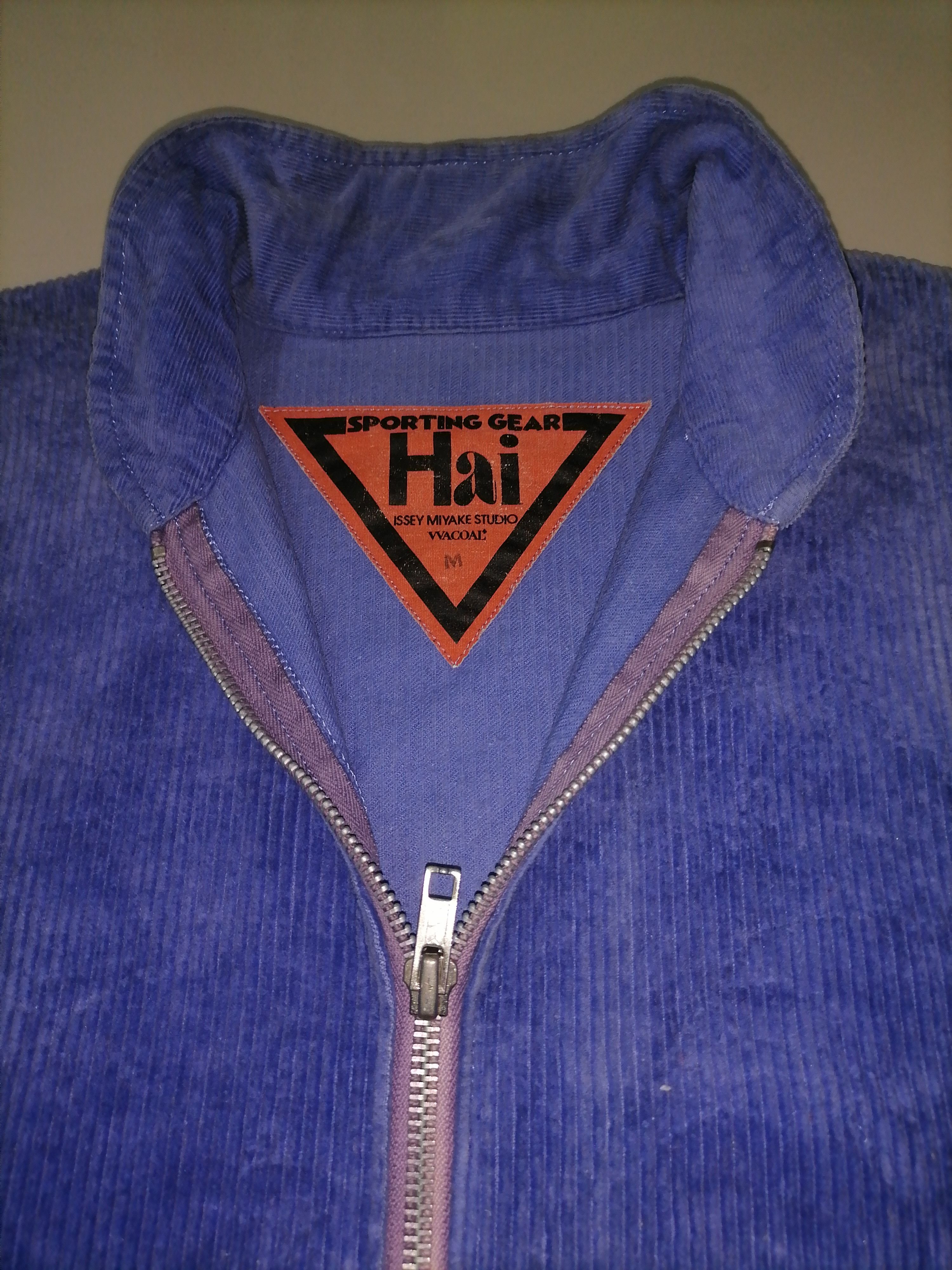 Issey Miyake × Vintage Vintage 80s Hai Issey Miyake Studios Wacoal Corduroy Jacket Size US M / EU 48-50 / 2 - 4 Thumbnail