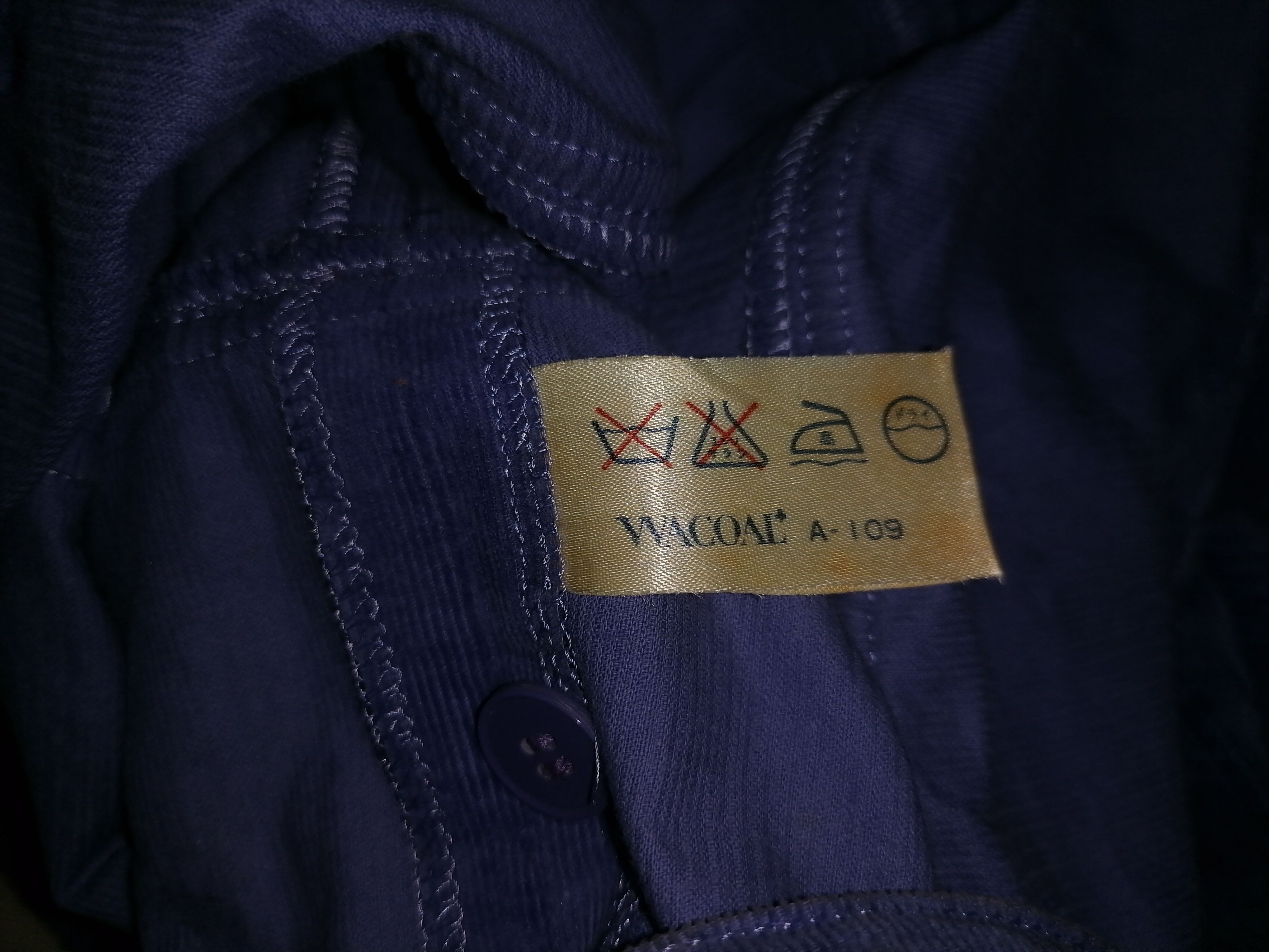Issey Miyake × Vintage Vintage 80s Hai Issey Miyake Studios Wacoal Corduroy Jacket Size US M / EU 48-50 / 2 - 5 Thumbnail