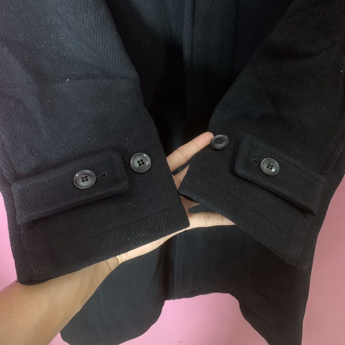 Japanese Brand × PPFM × Vintage Vintage PPFM Zipper Hoodie Wool Long Jacket Size US M / EU 48-50 / 2 - 5 Thumbnail