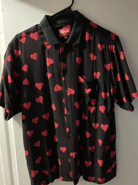 Supreme Supreme Hearts Rayon | Grailed