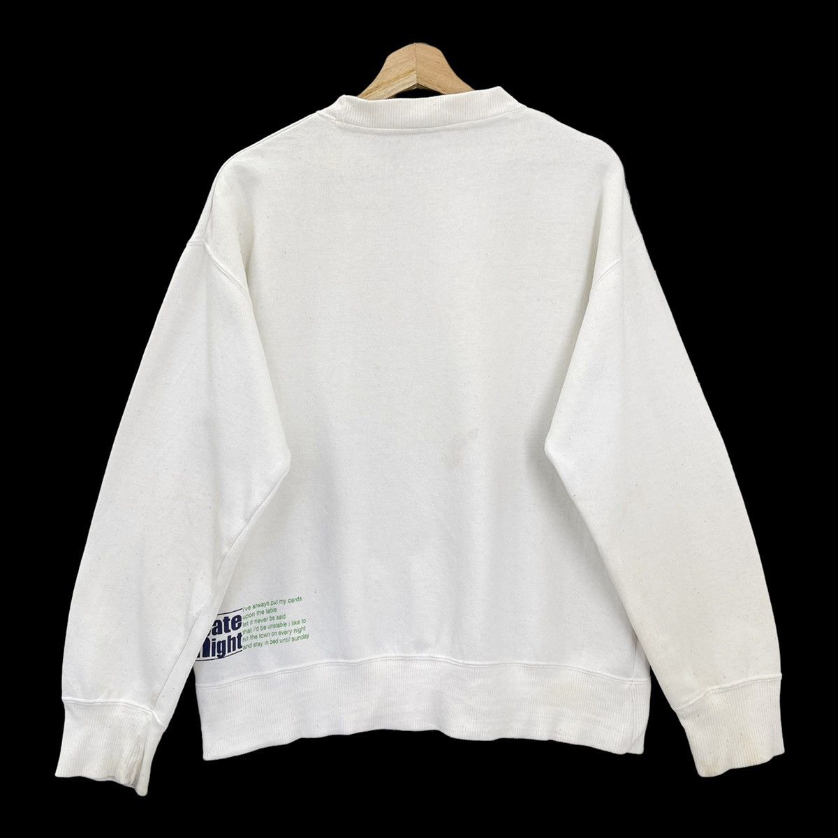 Japanese Brand Motorist Sonic Big Logo Crew Neck Sweatshirt Size M Size US M / EU 48-50 / 2 - 7 Thumbnail
