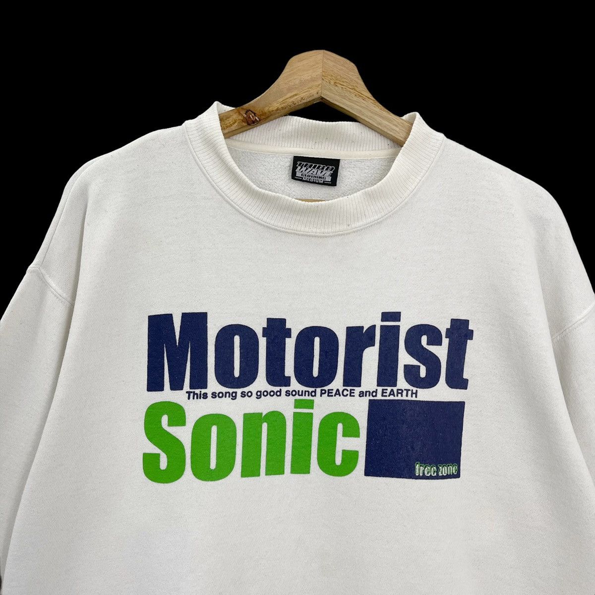 Japanese Brand Motorist Sonic Big Logo Crew Neck Sweatshirt Size M Size US M / EU 48-50 / 2 - 4 Thumbnail