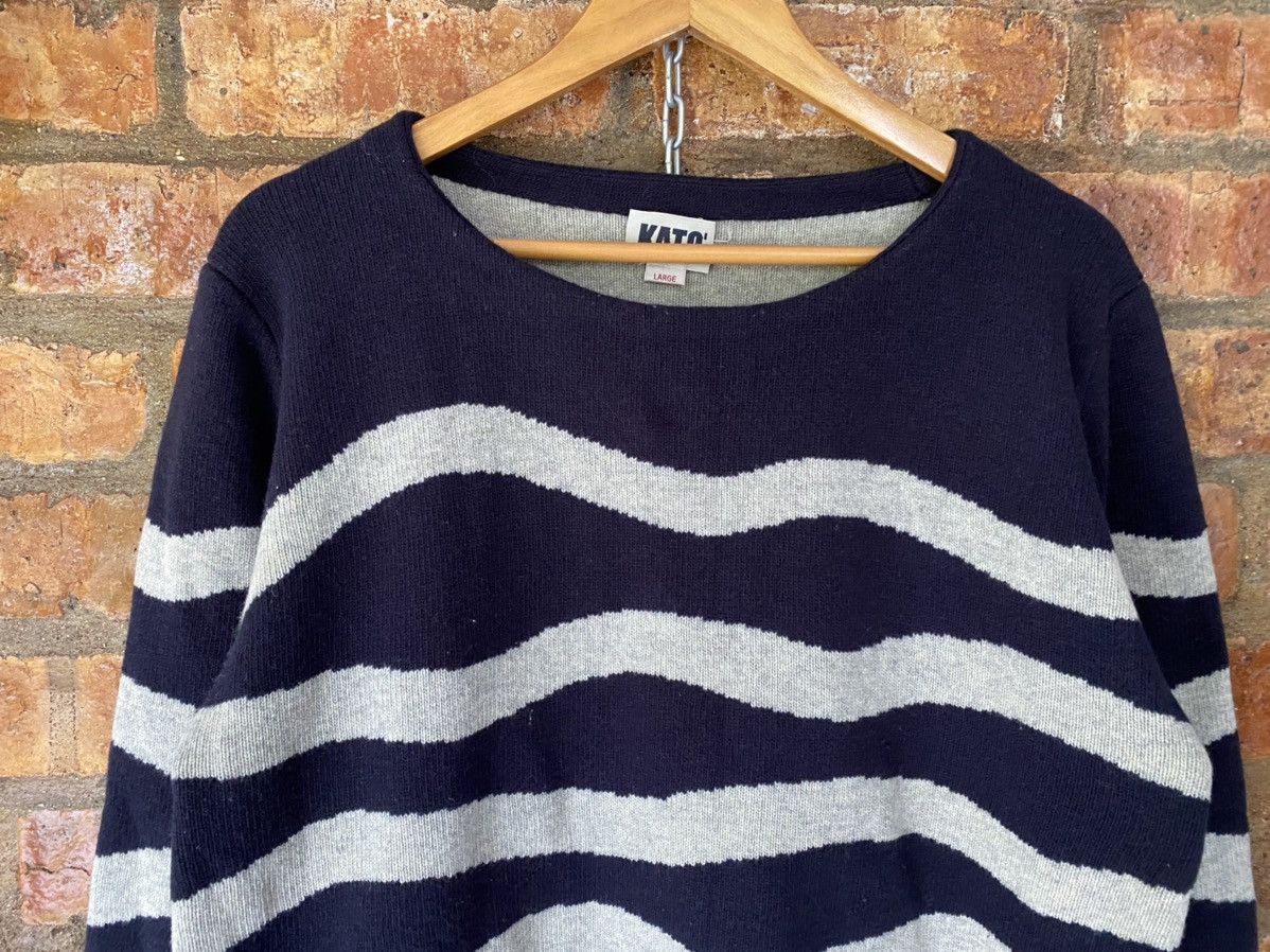Lad Musician KATO heavy double layer wave stripe Size US L / EU 52-54 / 3 - 3 Thumbnail