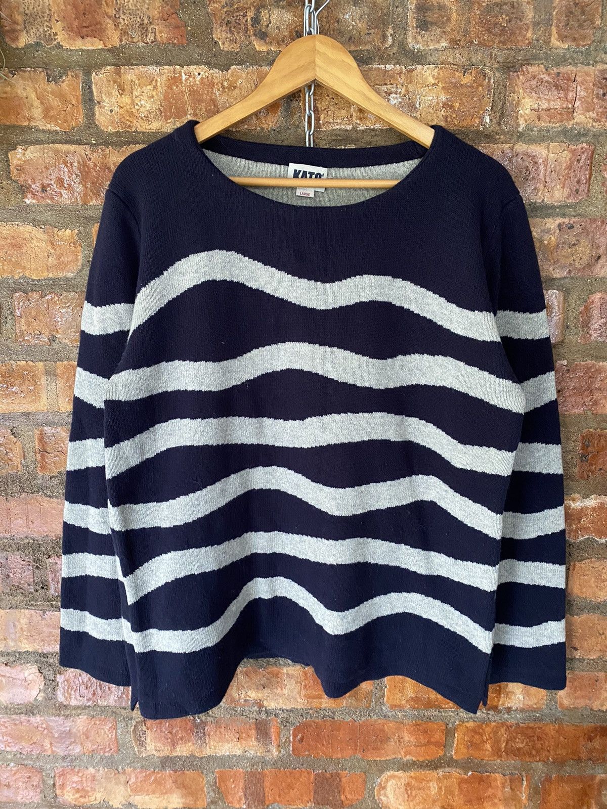 Lad Musician KATO heavy double layer wave stripe Size US L / EU 52-54 / 3 - 2 Thumbnail